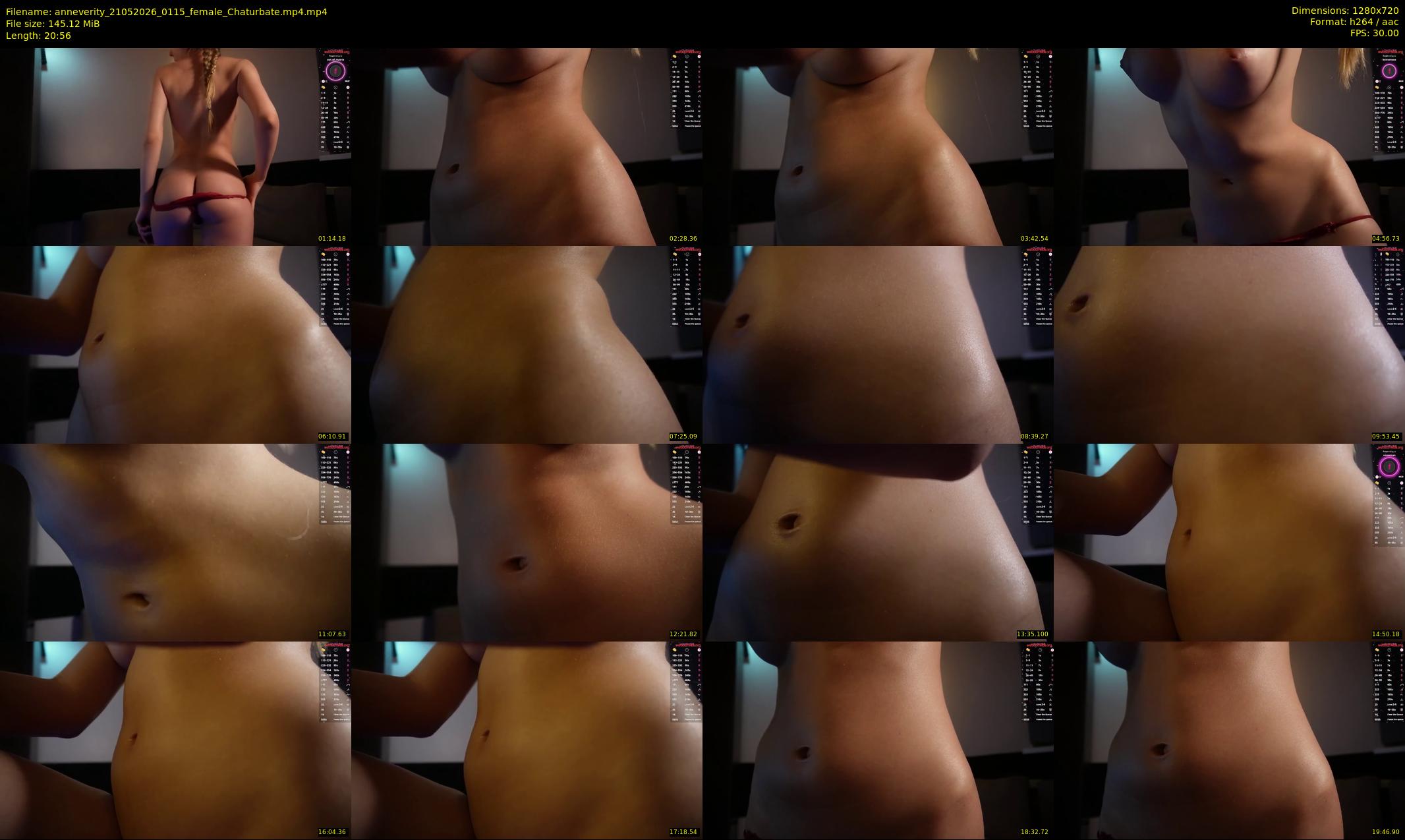 anneverity — 21 minute Chaturbate female cam show recording, 720p, May 21, 2026