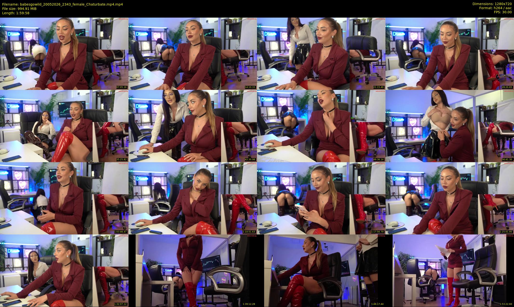 babesgowild — 120 minute Chaturbate couple cam show recording, 720p, May 20, 2026