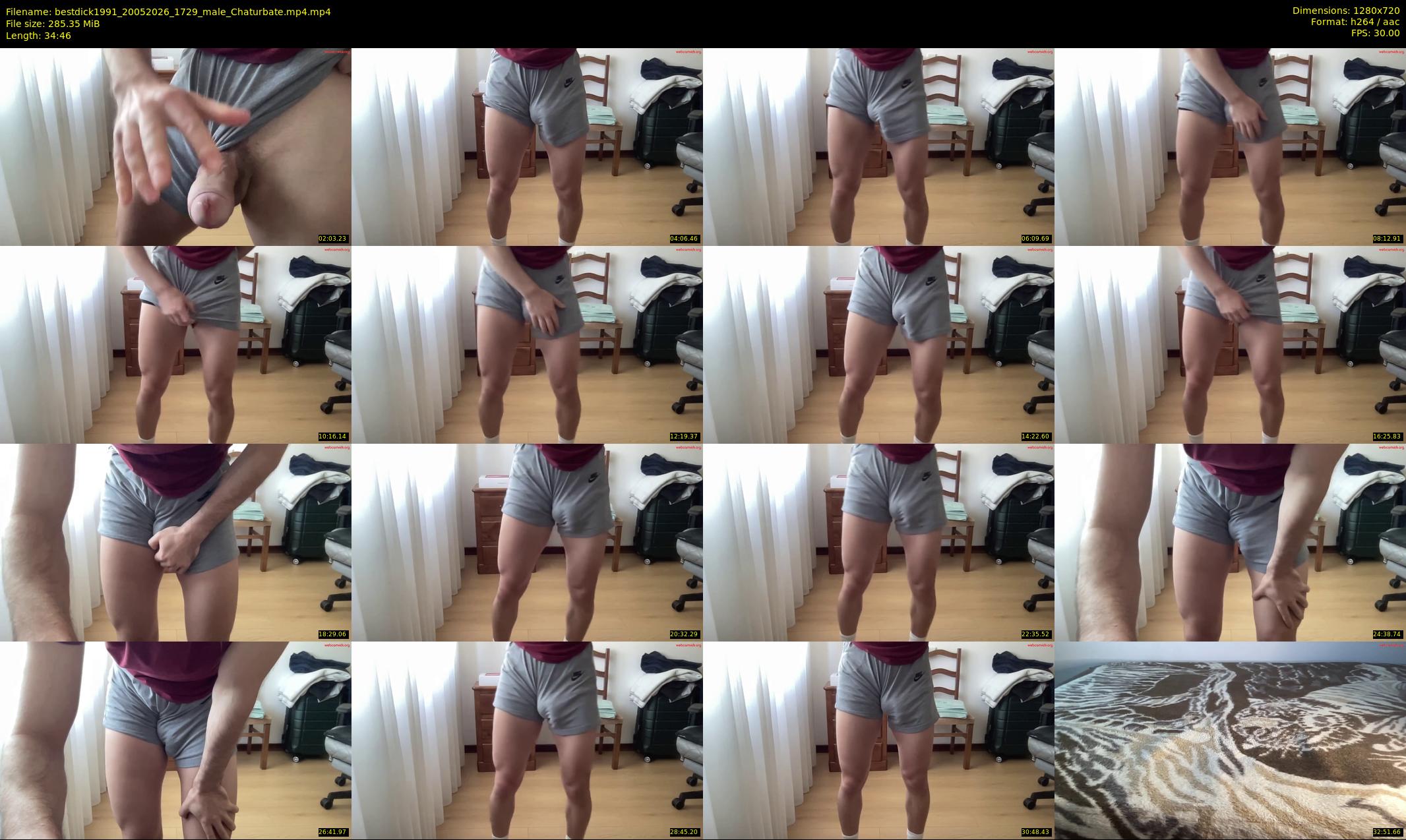 bestdick1991 — 35 minute Chaturbate male cam show recording, 720p, May 20, 2026