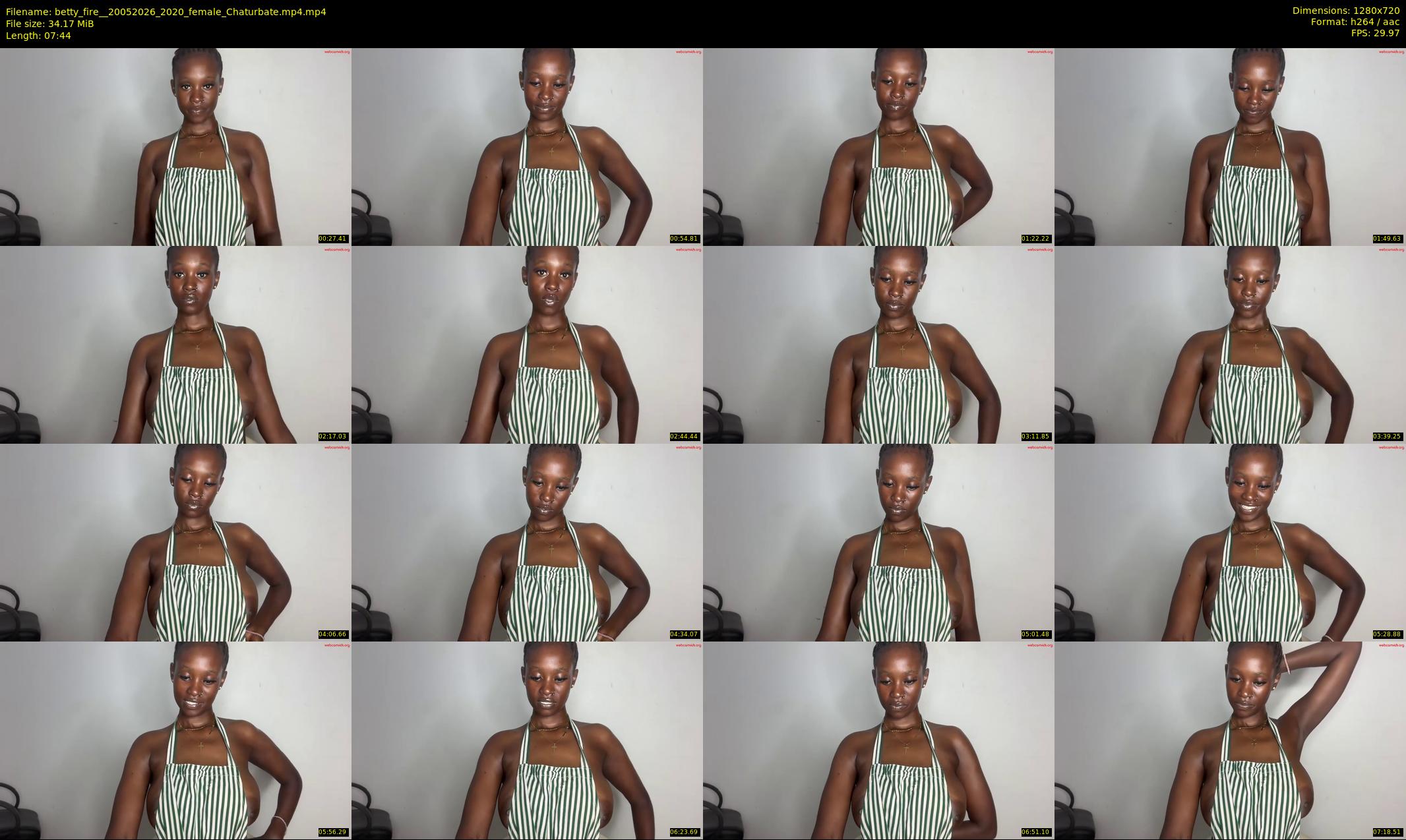 betty_fire_ — 8 minute Chaturbate female cam show recording, 720p, May 20, 2026