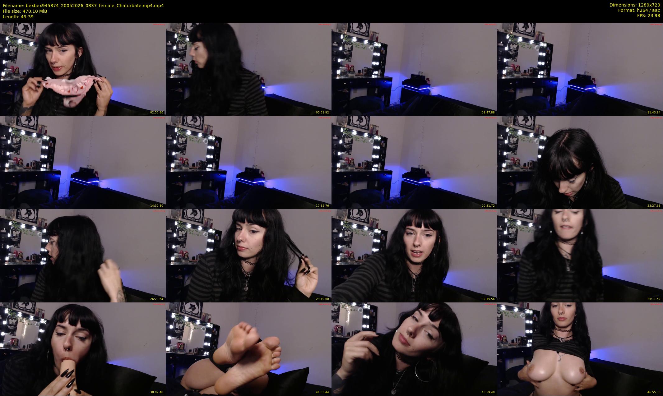 bexbex945874 — 50 minute Chaturbate female cam show recording, 720p, May 20, 2026