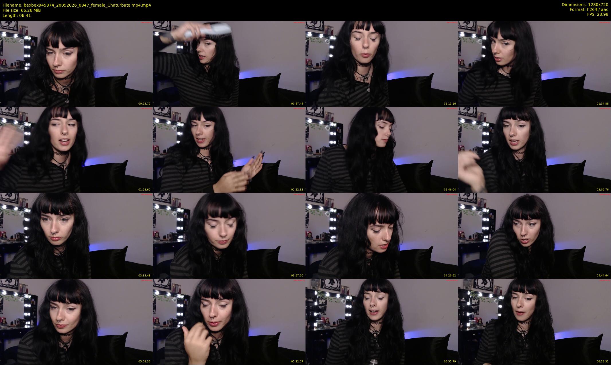 bexbex945874 — 7 minute Chaturbate female cam show recording, 720p, May 20, 2026