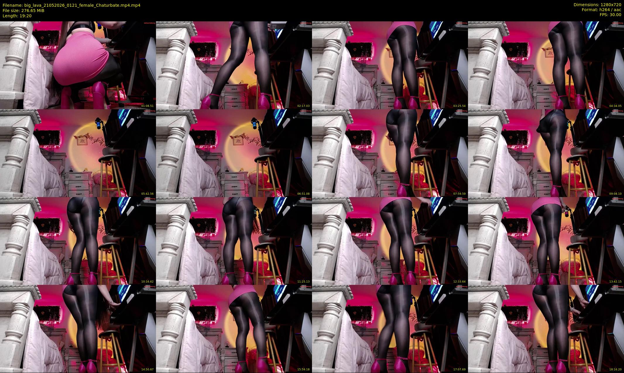 big_lava — 20 minute Chaturbate female cam show recording, 720p, May 21, 2026
