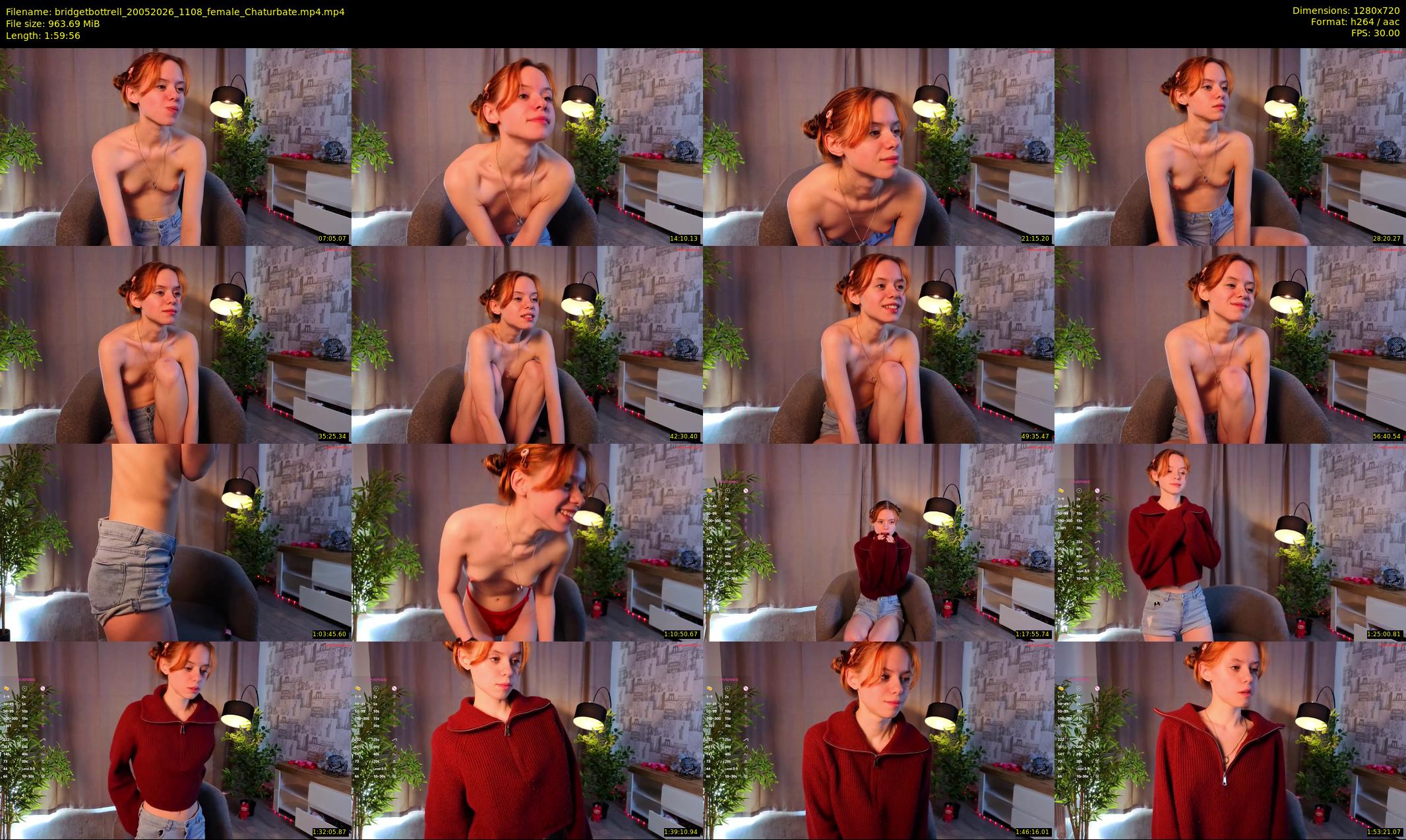 bridgetbottrell — 120 minute Chaturbate female cam show recording, 720p, May 20, 2026