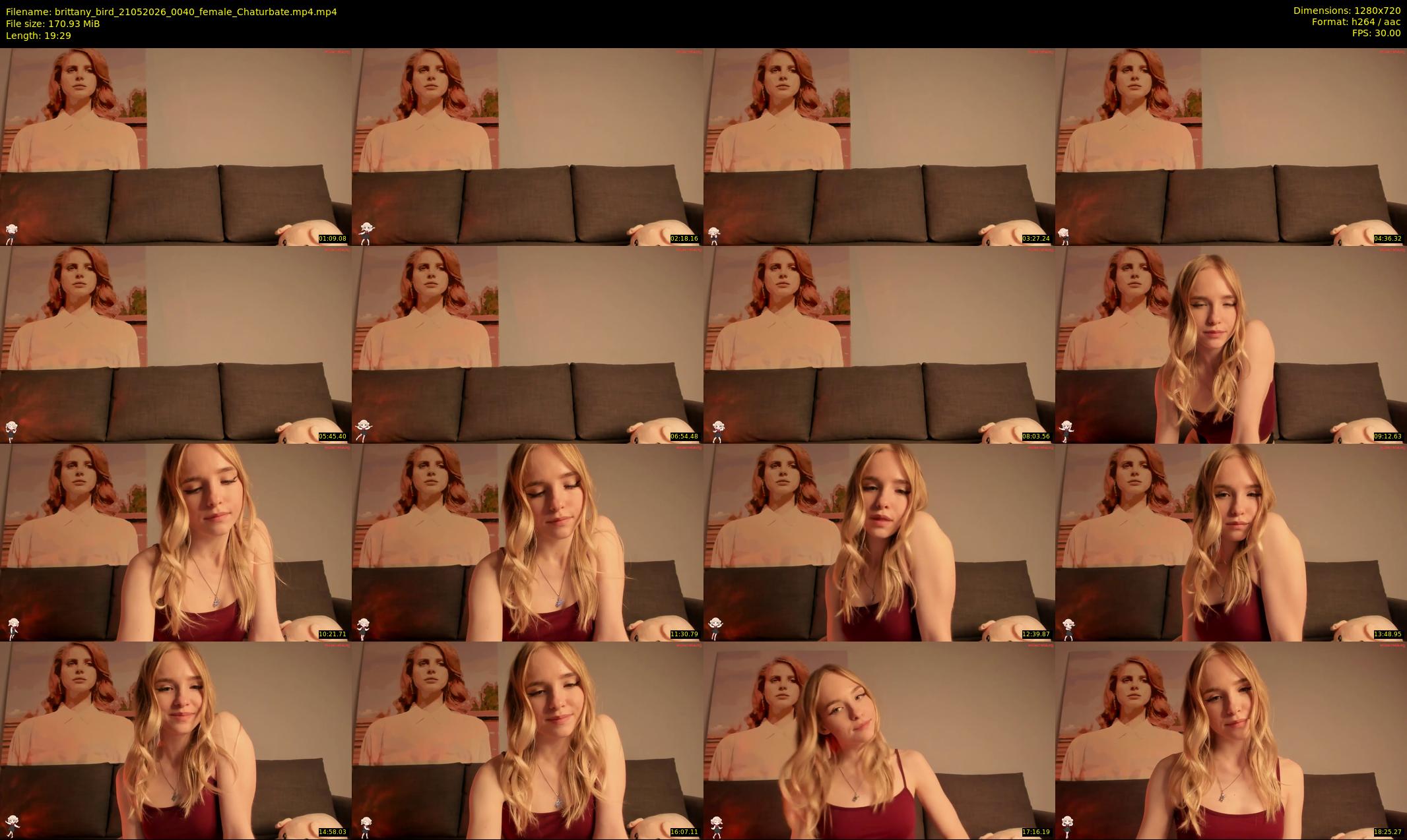 brittany_bird — 20 minute Chaturbate female cam show recording, 720p, May 21, 2026