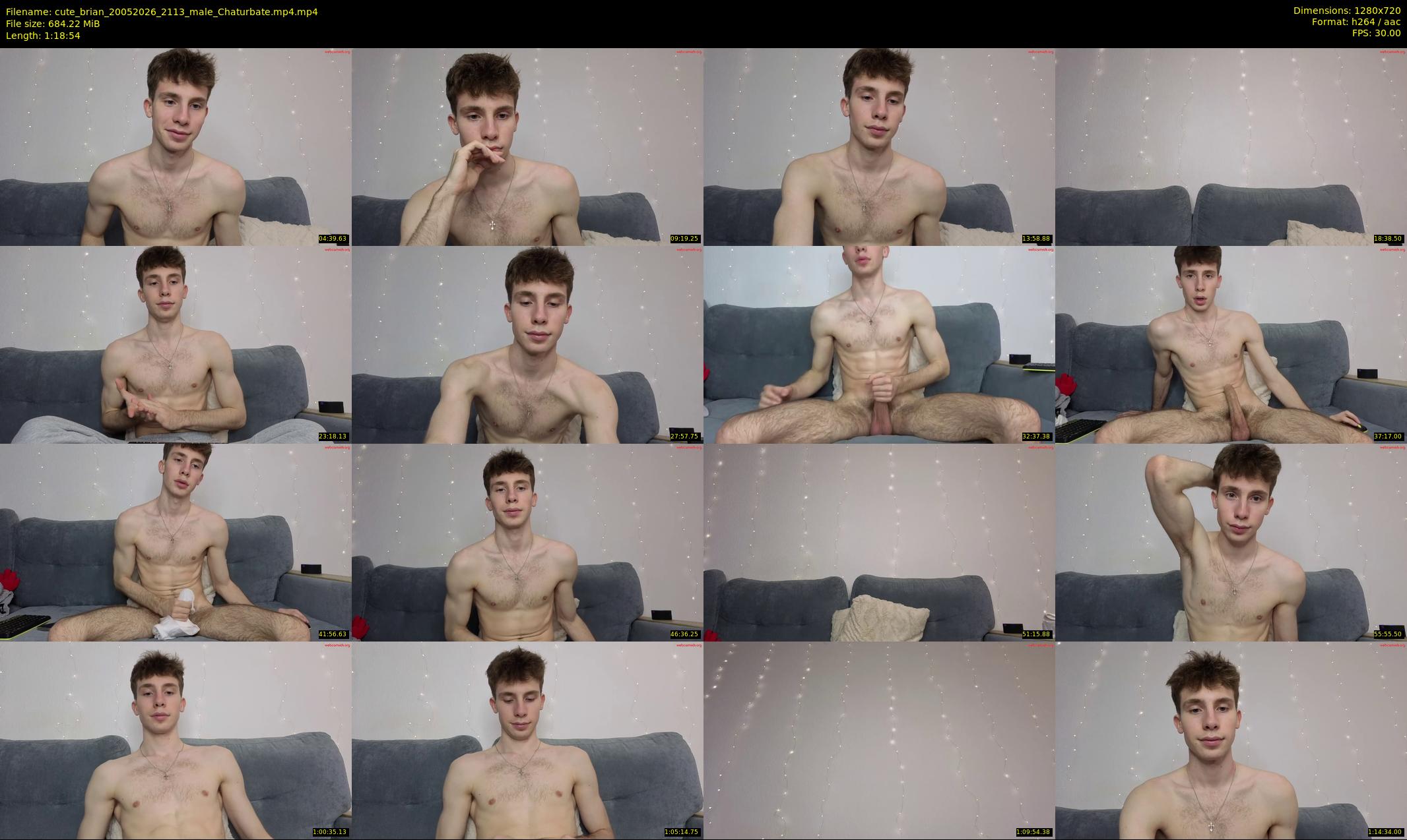 cute_brian — 79 minute Chaturbate male cam show recording, 720p, May 20, 2026