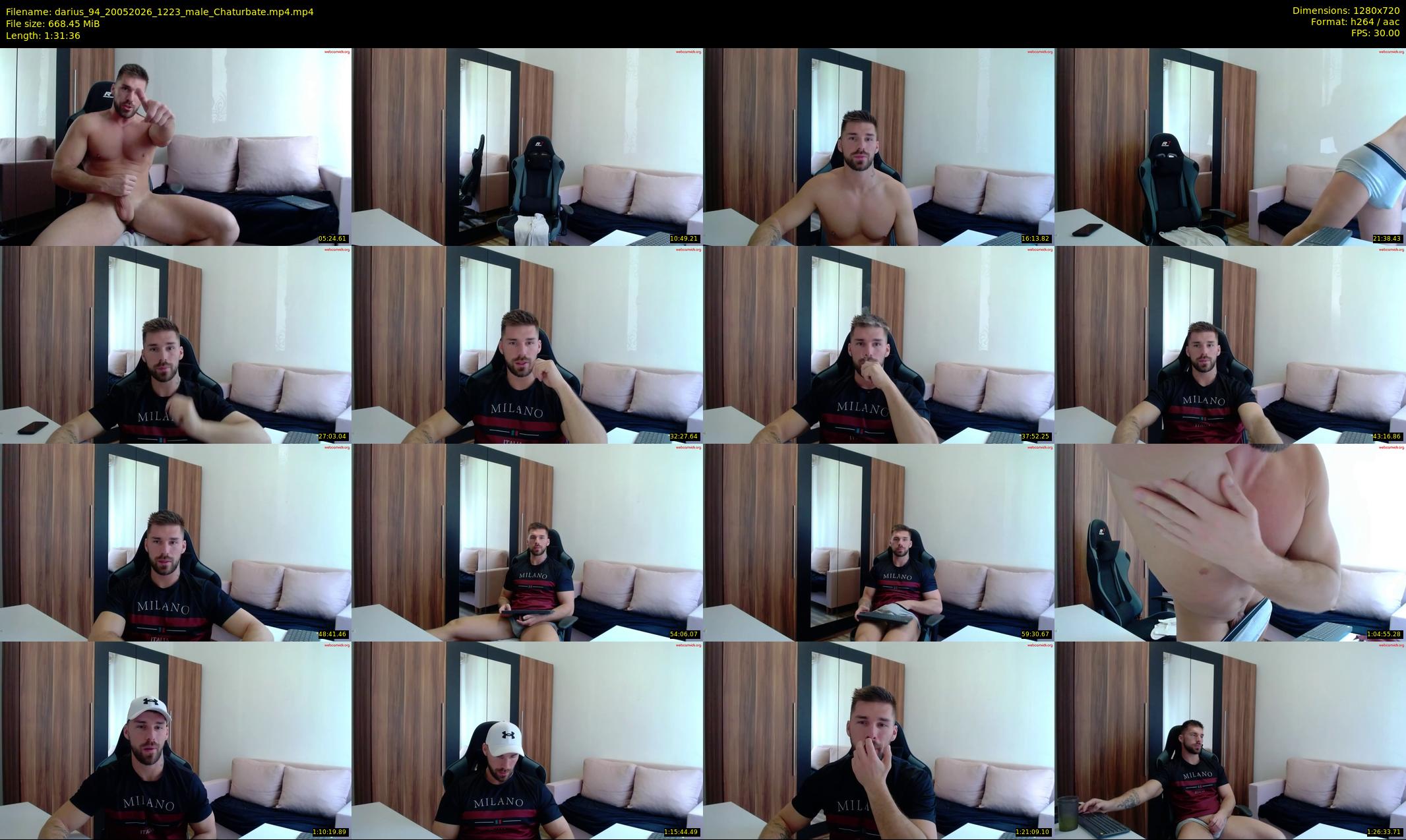 darius_94 — 92 minute Chaturbate male cam show recording, 720p, May 20, 2026