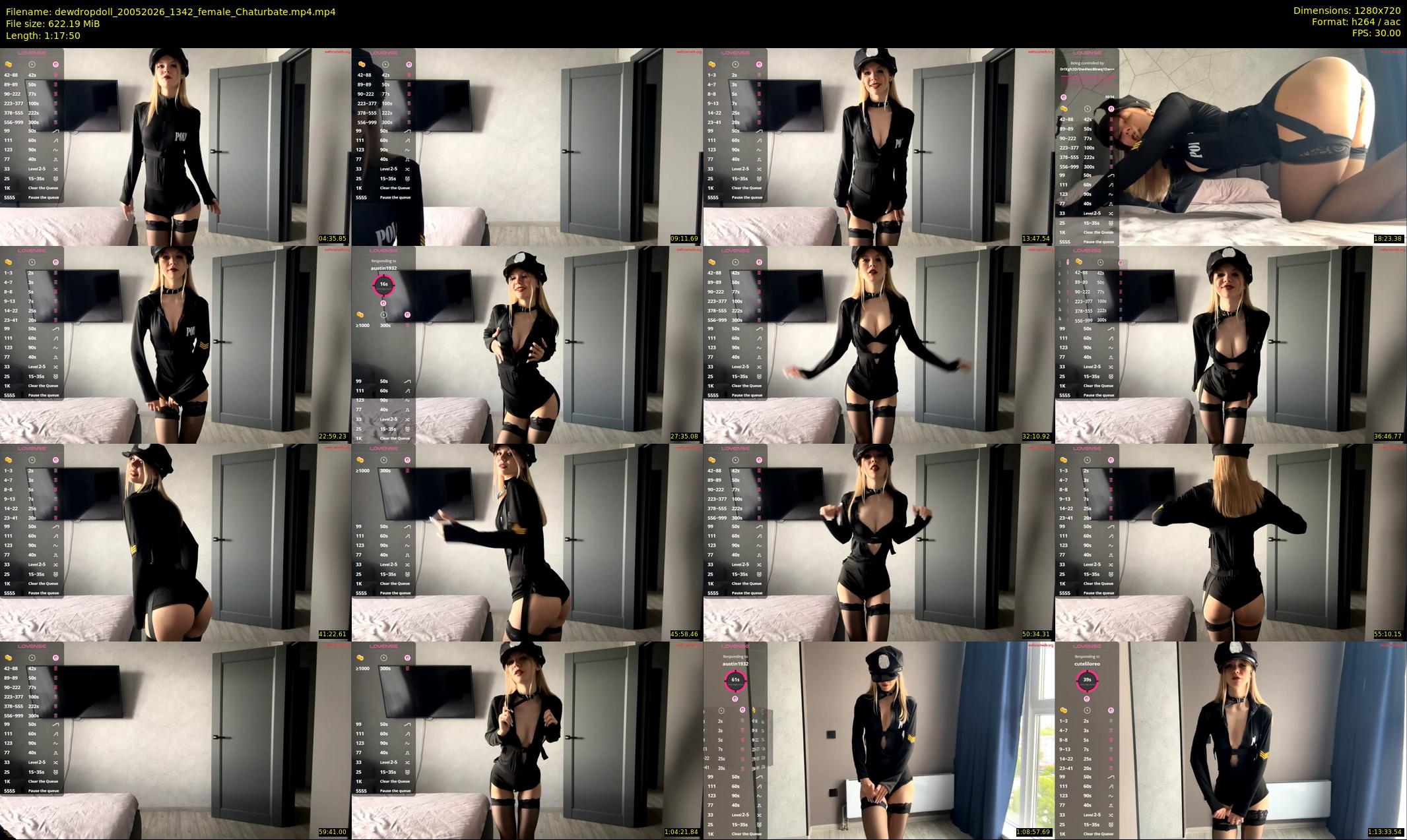 dewdropdoll — 78 minute Chaturbate female cam show recording, 720p, May 20, 2026
