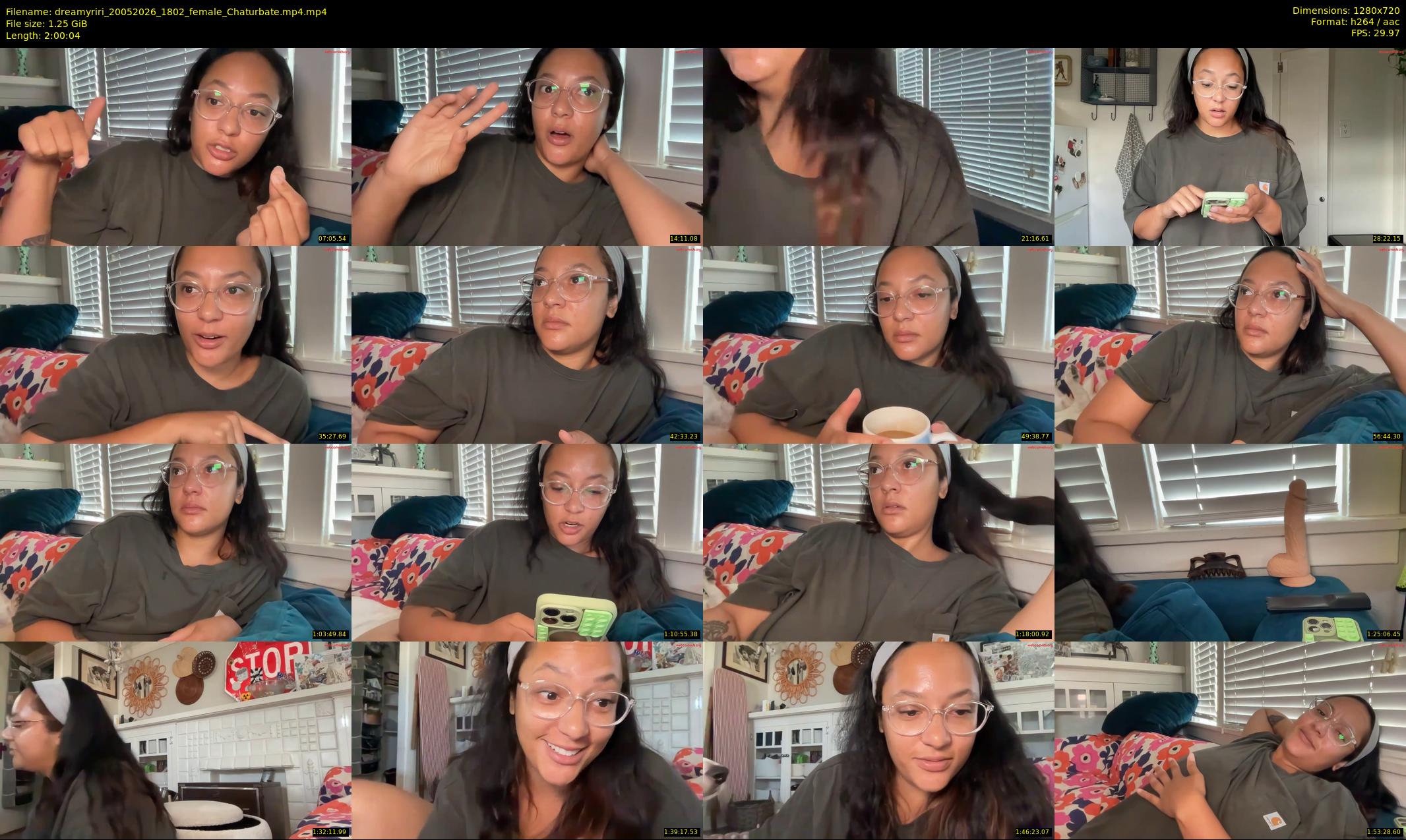 dreamyriri — 121 minute Chaturbate female cam show recording, 720p, May 20, 2026