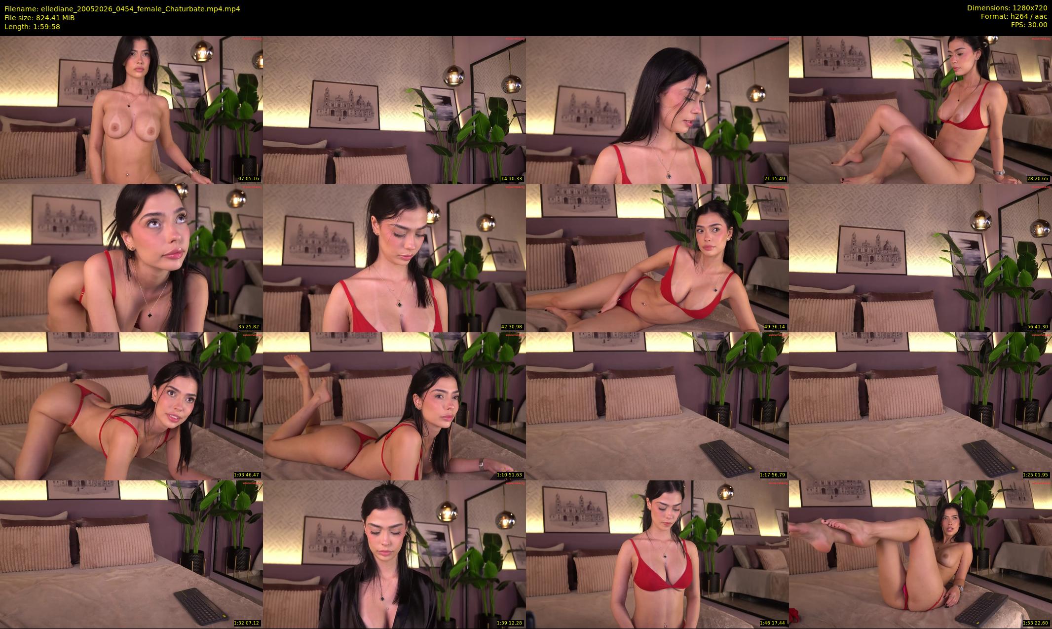 ellediane — 120 minute Chaturbate female cam show recording, 720p, May 20, 2026