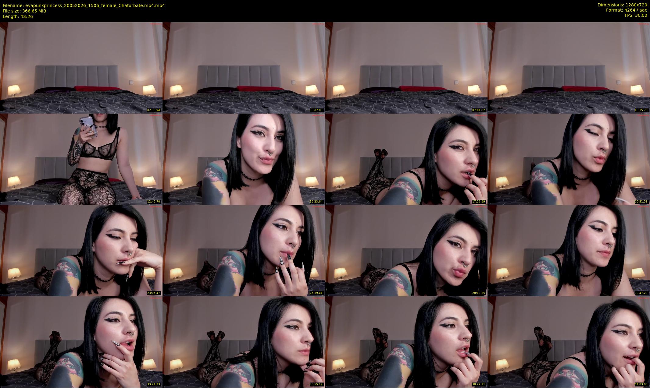evapunkprincess — 44 minute Chaturbate female cam show recording, 720p, May 20, 2026