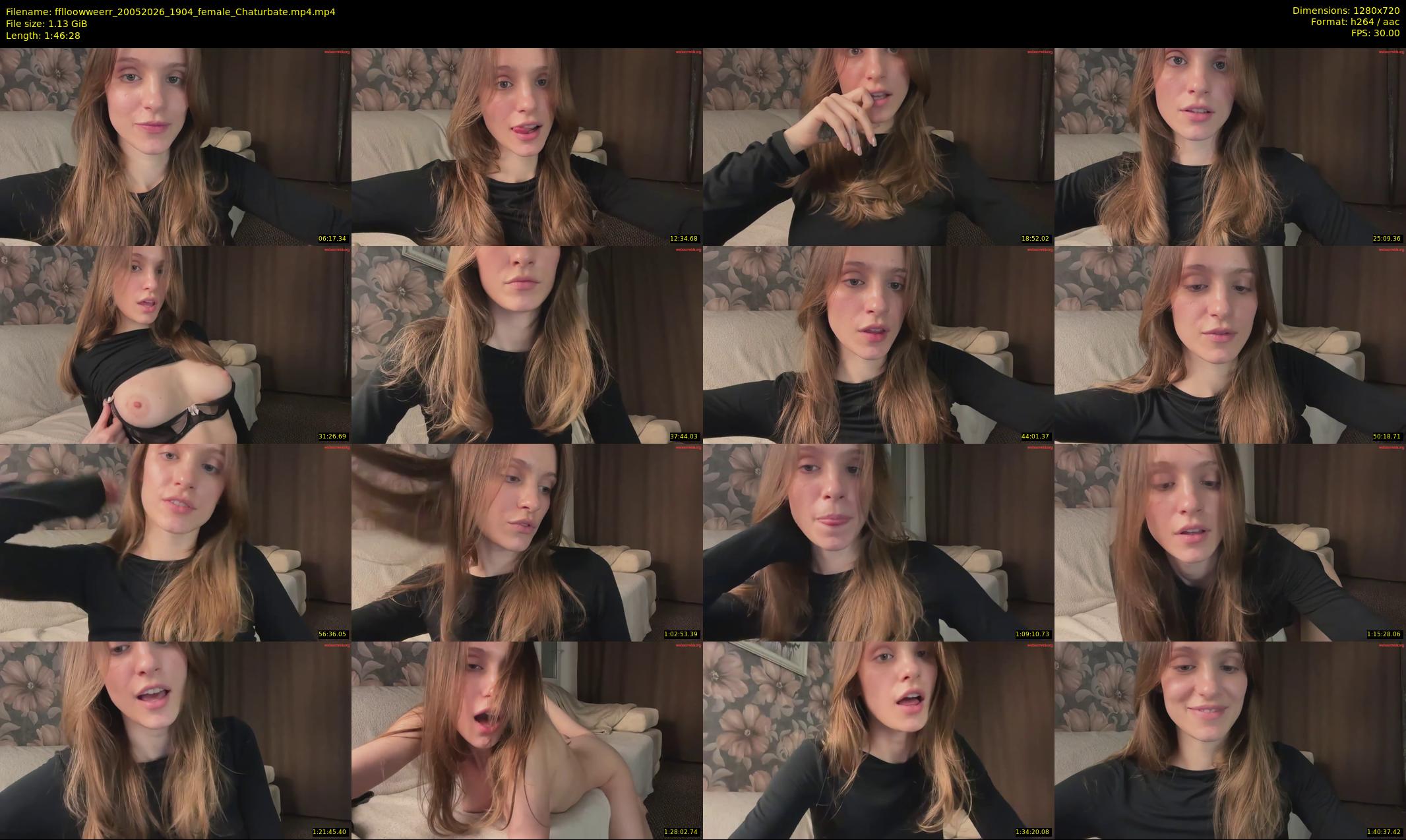 fflloowweerr — 107 minute Chaturbate couple cam show recording, 720p, May 20, 2026