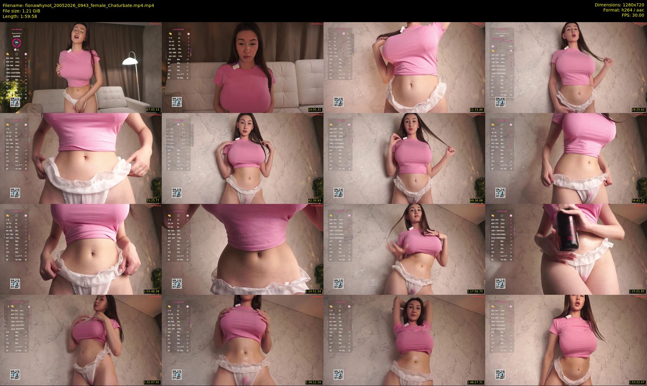 fionawhynot — 120 minute Chaturbate female cam show recording, 720p, May 20, 2026
