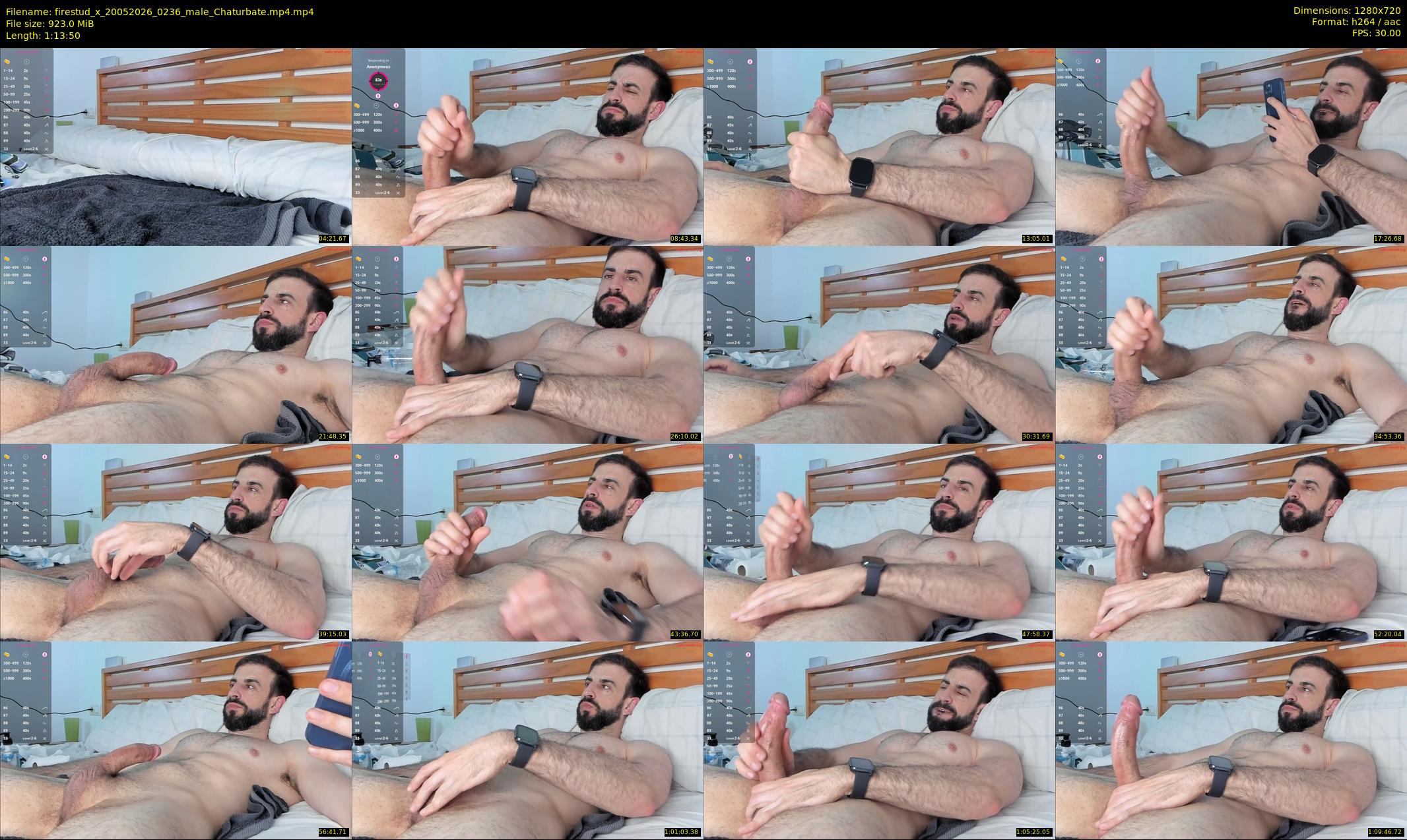 firestud_x — 74 minute Chaturbate male cam show recording, 720p, May 20, 2026