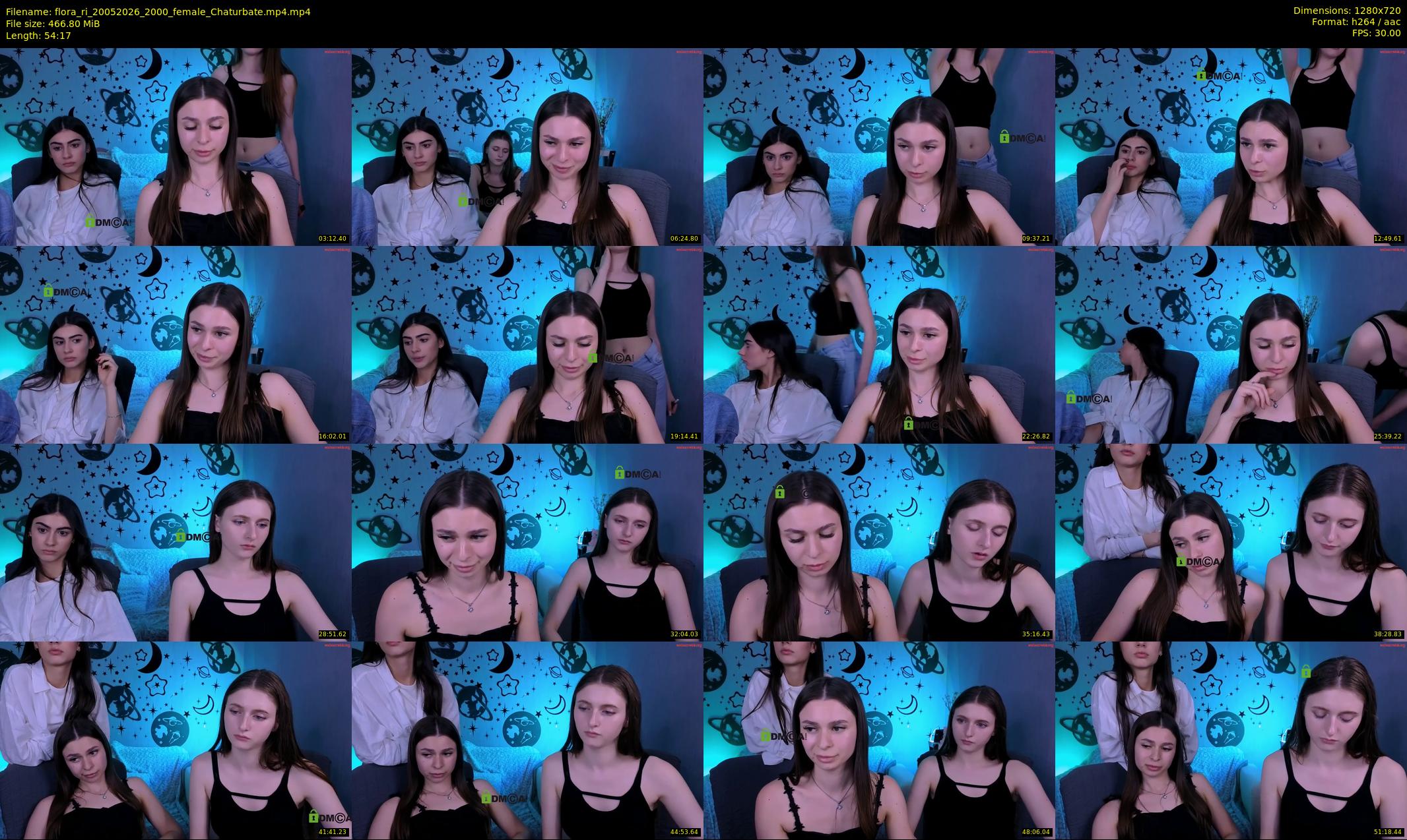 flora_ri — 55 minute Chaturbate female cam show recording, 720p, May 20, 2026