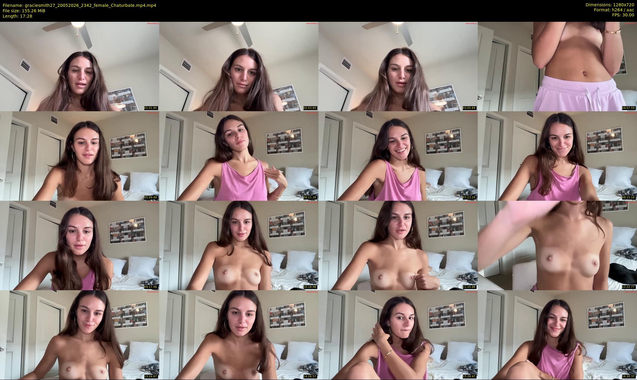 graciesmith27 — 18 minute Chaturbate female cam show recording, 720p, May 20, 2026