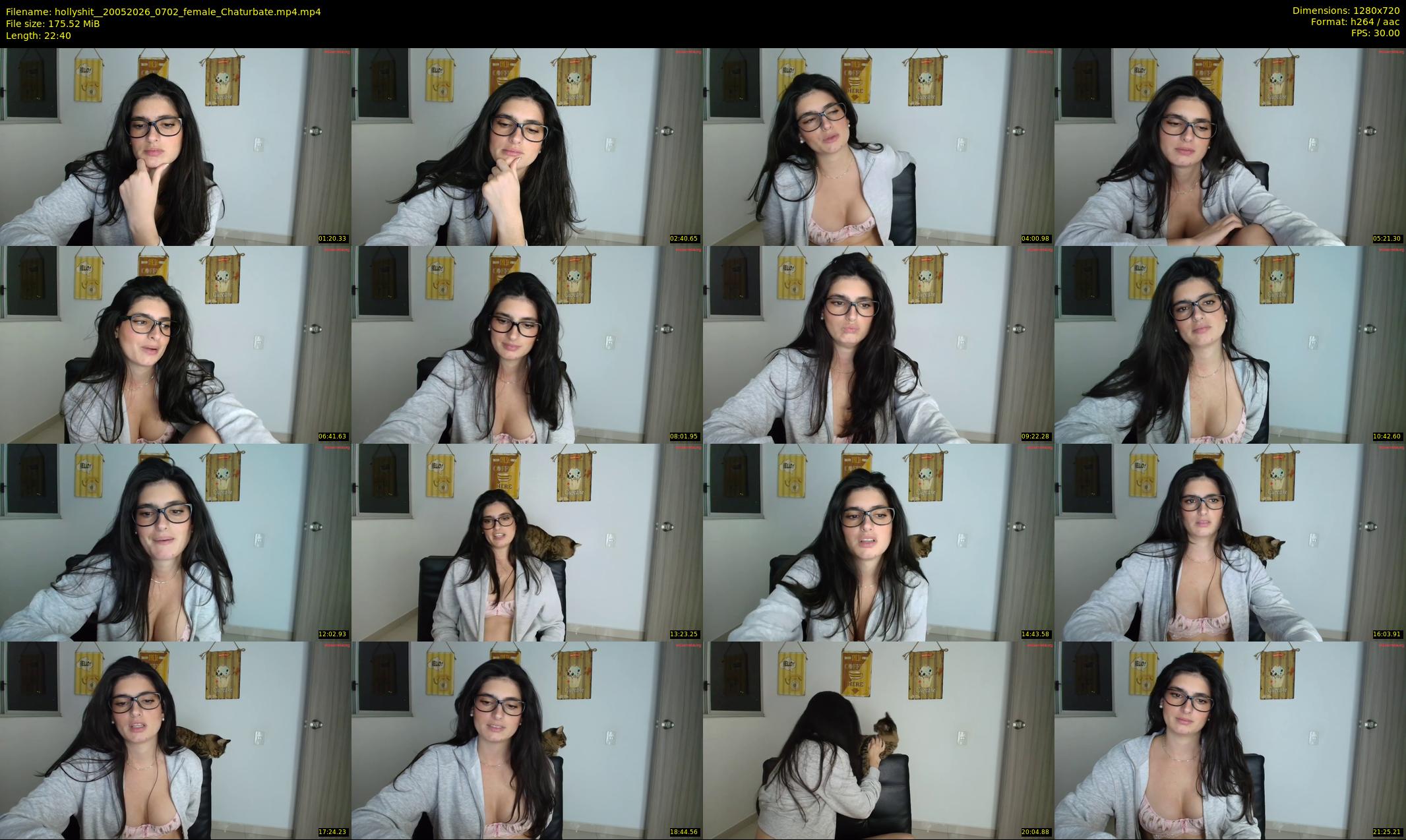 hollyshit_ — 23 minute Chaturbate female cam show recording, 720p, May 20, 2026