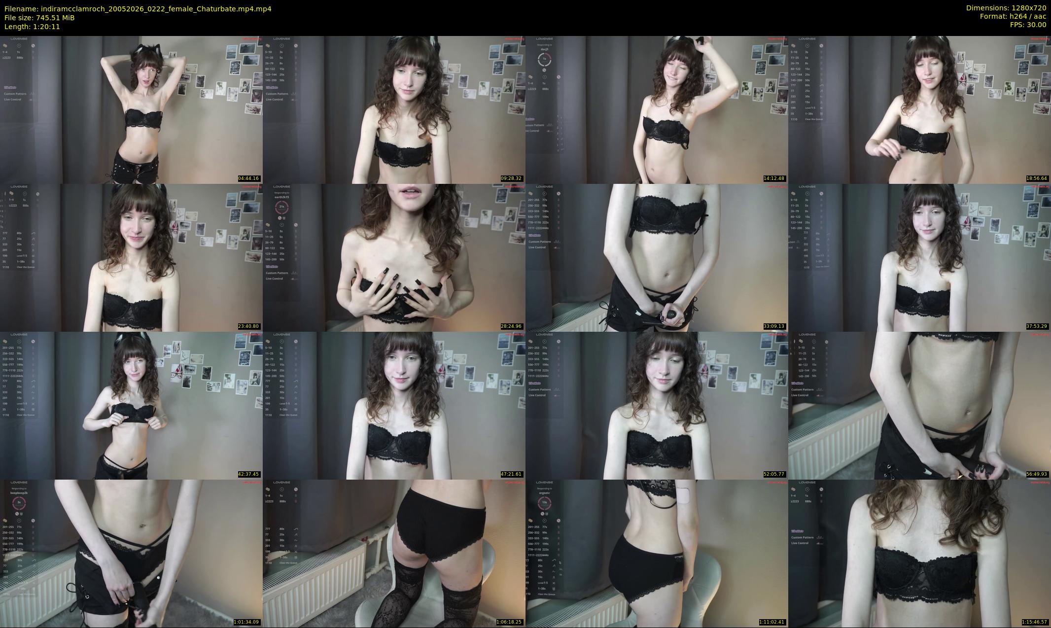 indiramcclamroch — 81 minute Chaturbate female cam show recording, 720p, May 20, 2026