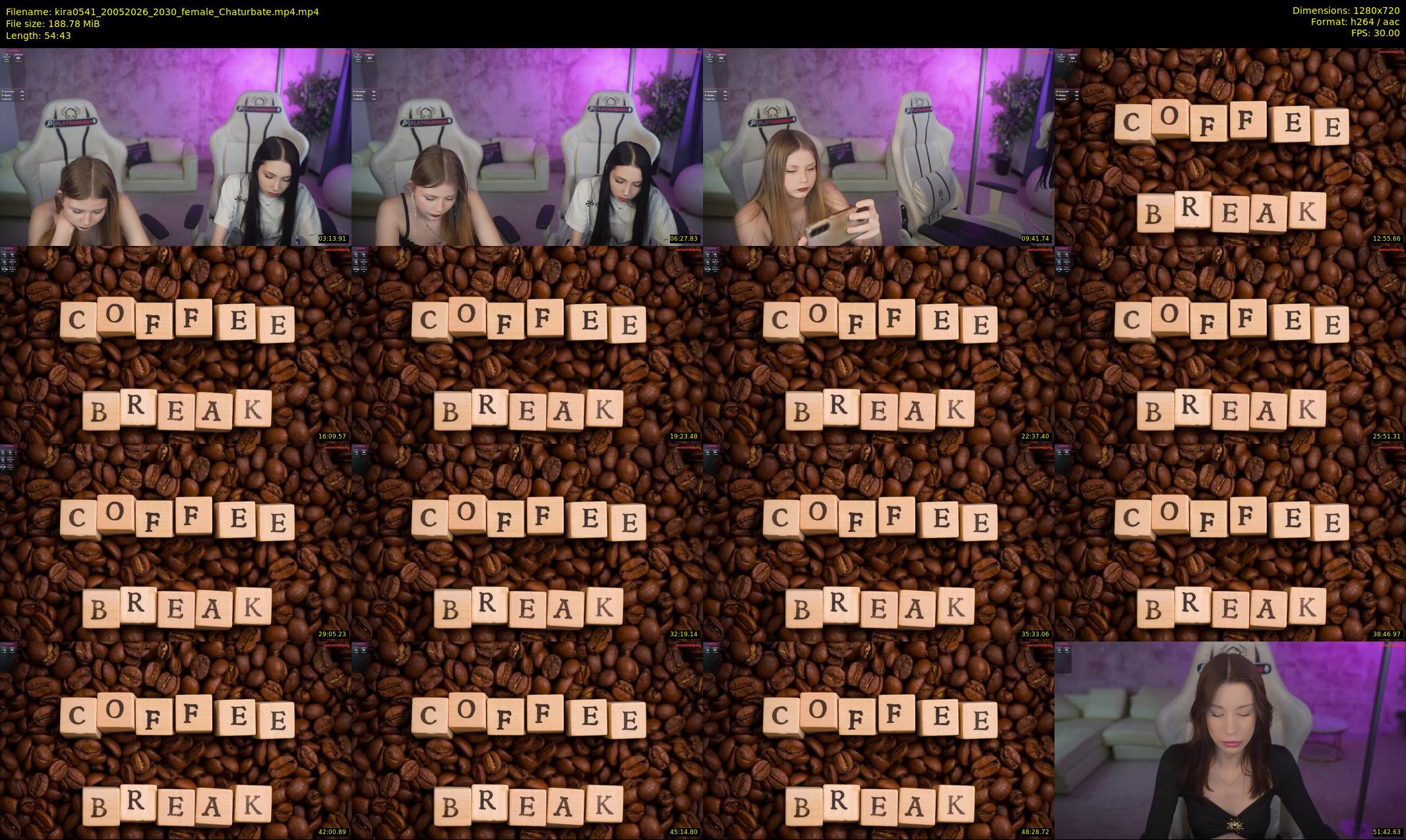 kira0541 — 55 minute Chaturbate couple cam show recording, 720p, May 20, 2026