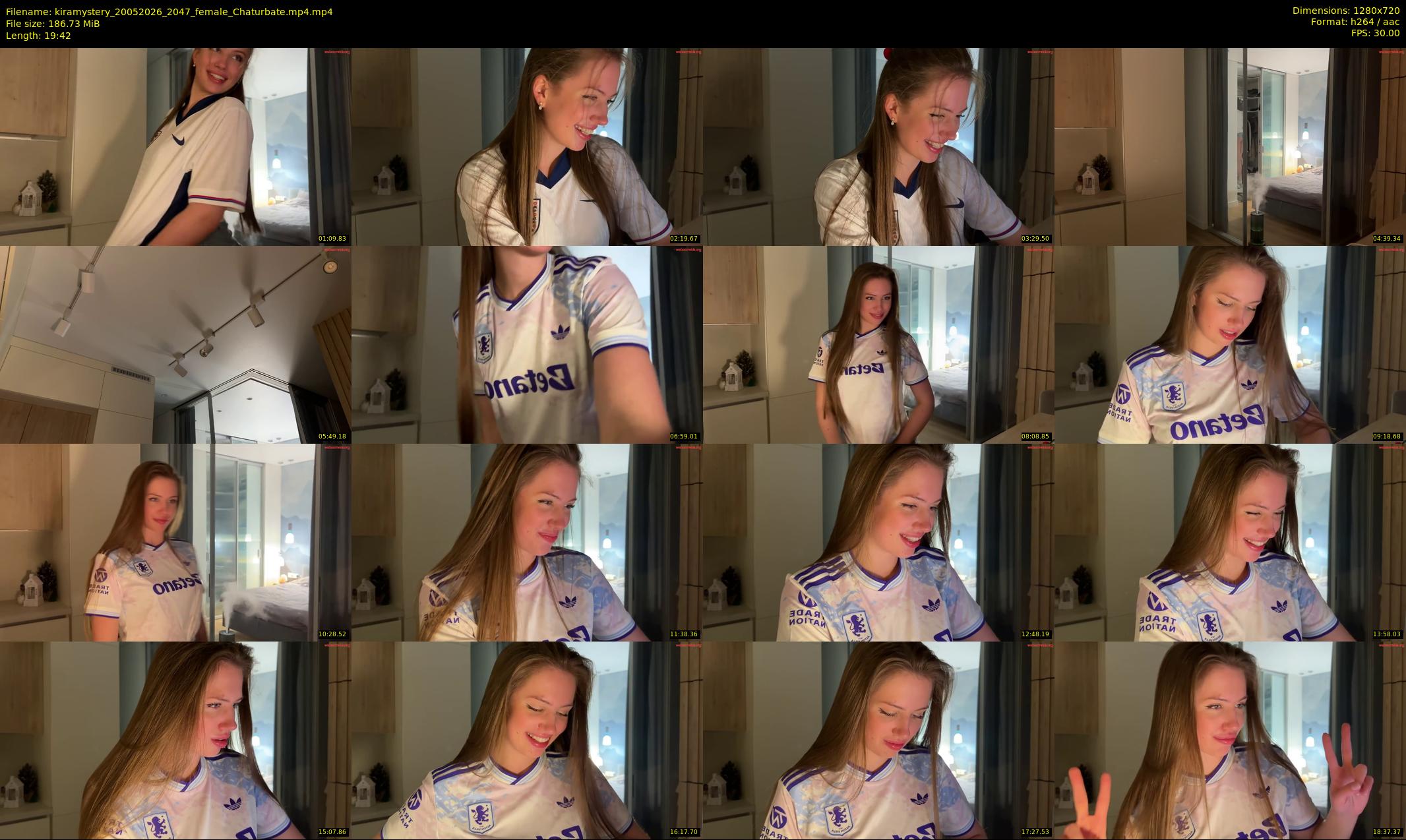 kiramystery — 20 minute Chaturbate female cam show recording, 720p, May 20, 2026