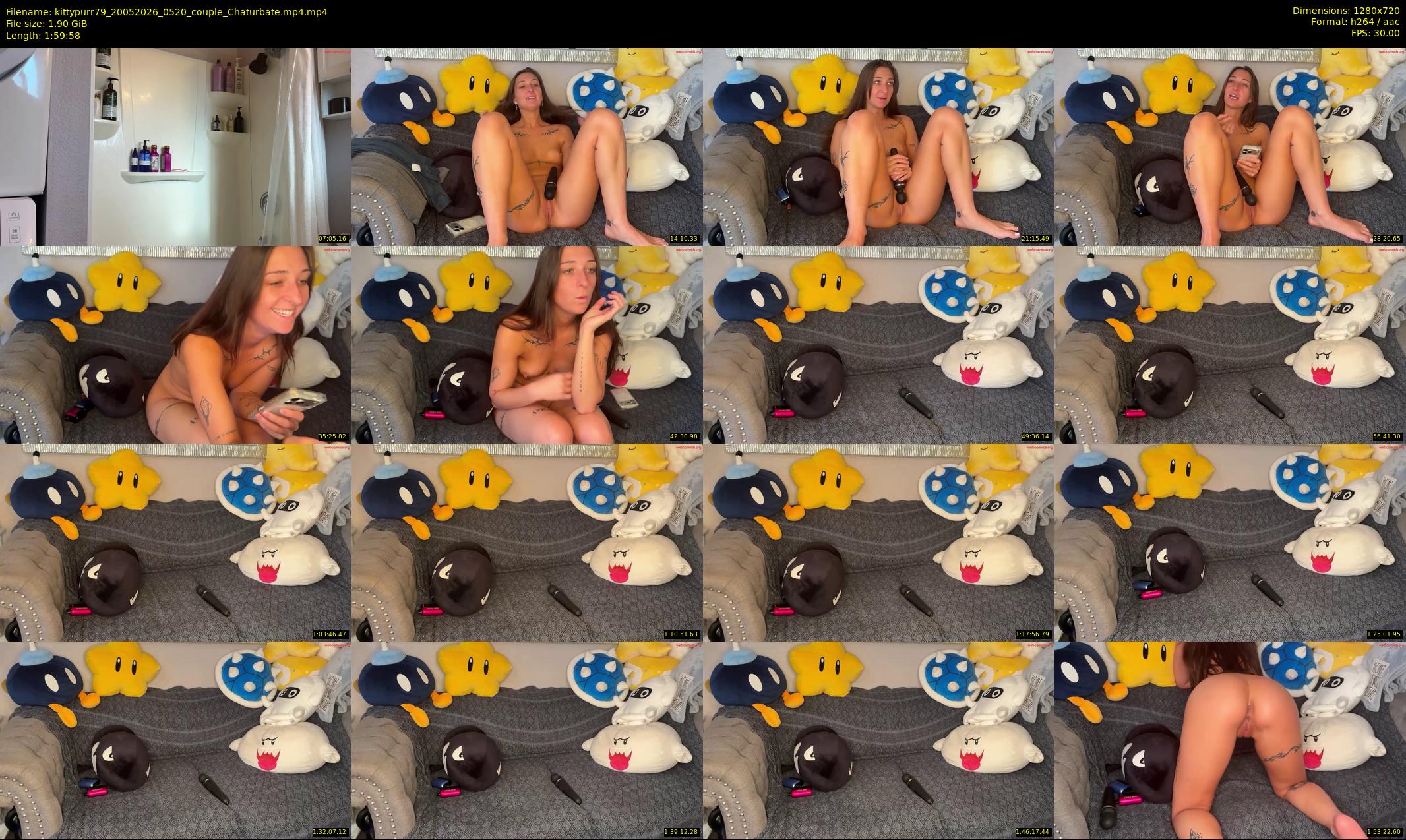 kittypurr79 — 120 minute Chaturbate female cam show recording, 720p, May 20, 2026