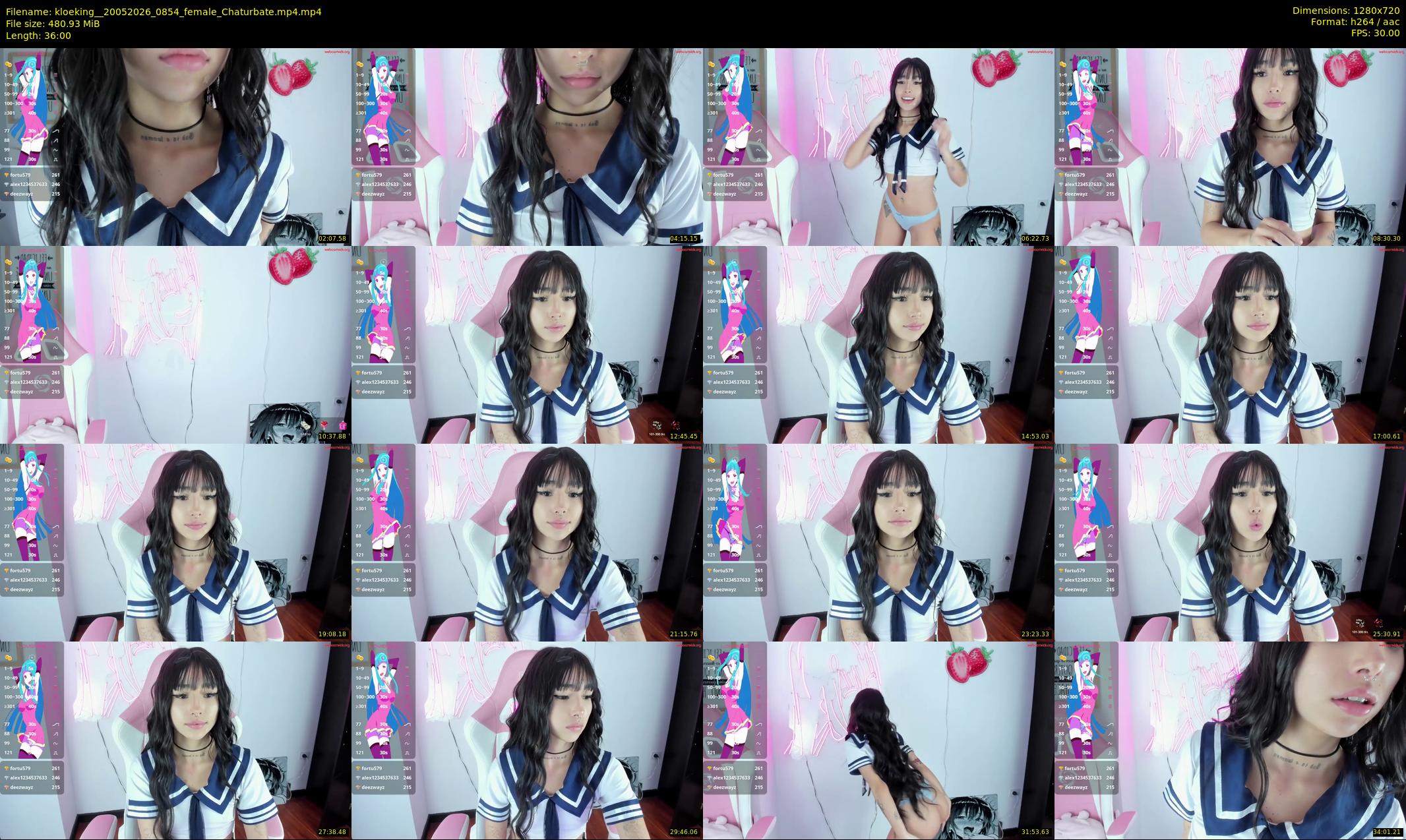 kloeking_ — 36 minute Chaturbate female cam show recording, 720p, May 20, 2026