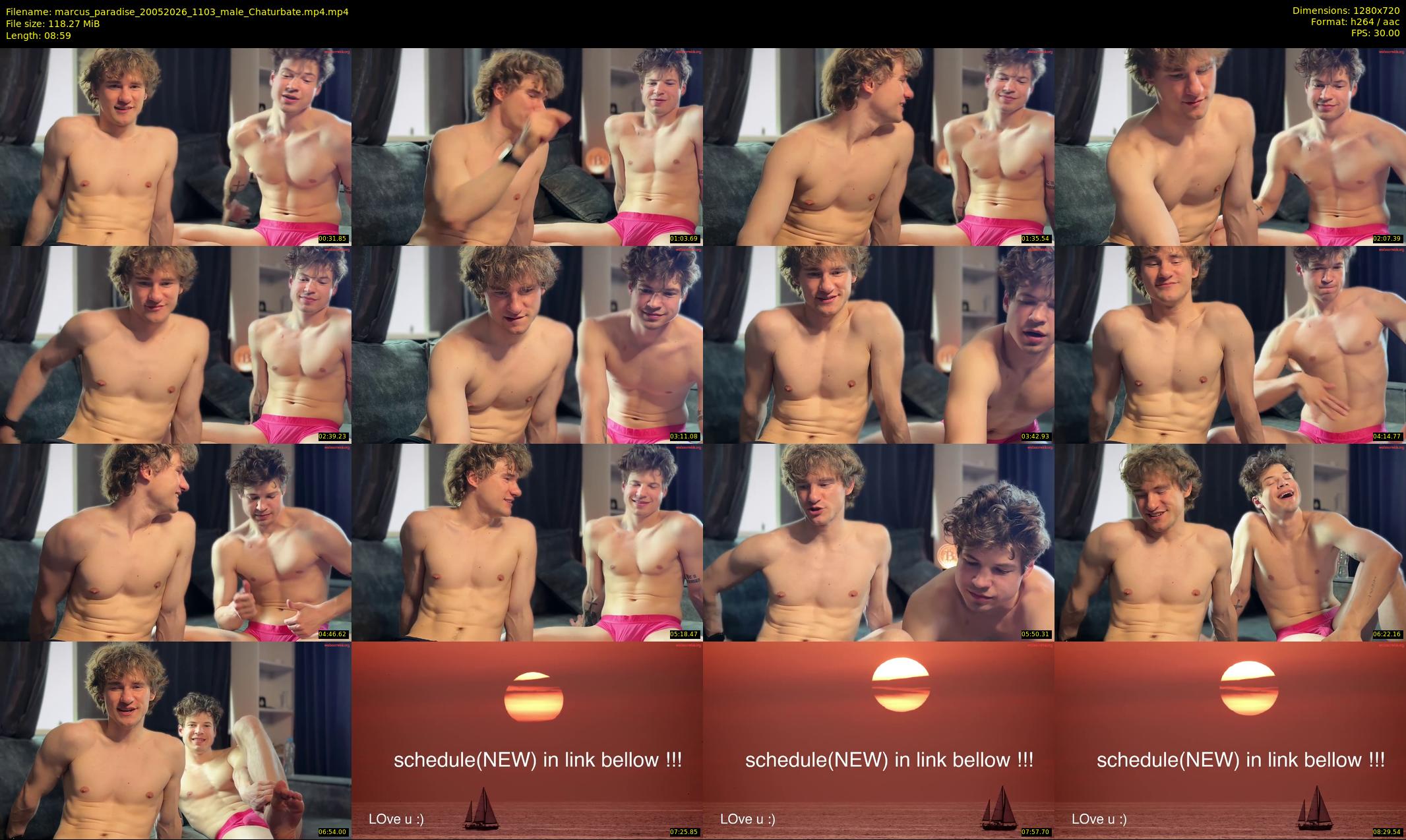 marcus_paradise — 9 minute Chaturbate male cam show recording, 720p, May 20, 2026