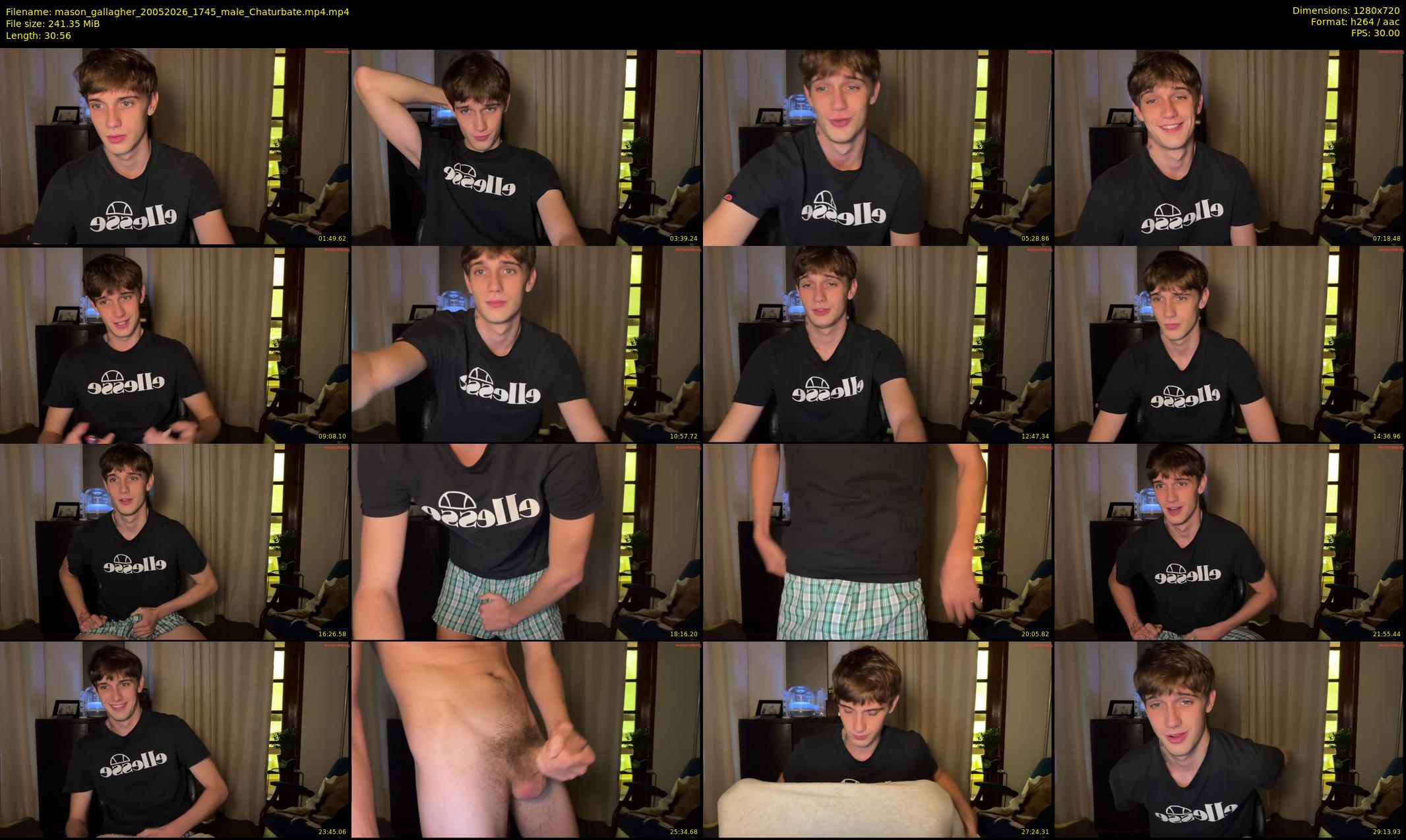 mason_gallagher — 31 minute Chaturbate male cam show recording, 720p, May 20, 2026