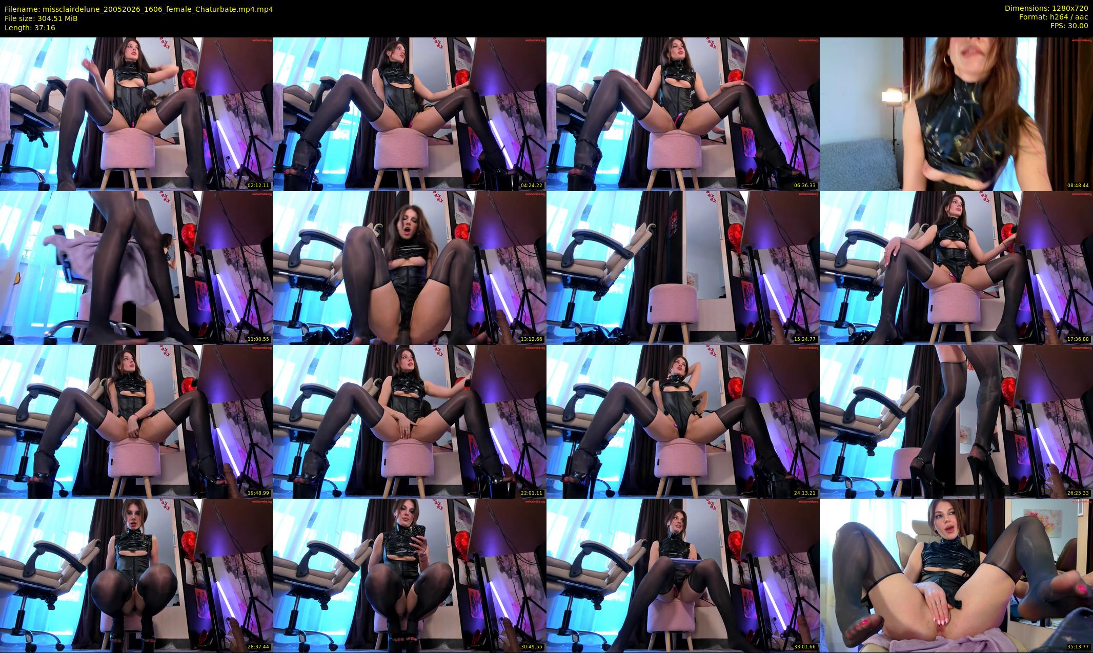 missclairdelune — 38 minute Chaturbate female cam show recording, 720p, May 20, 2026