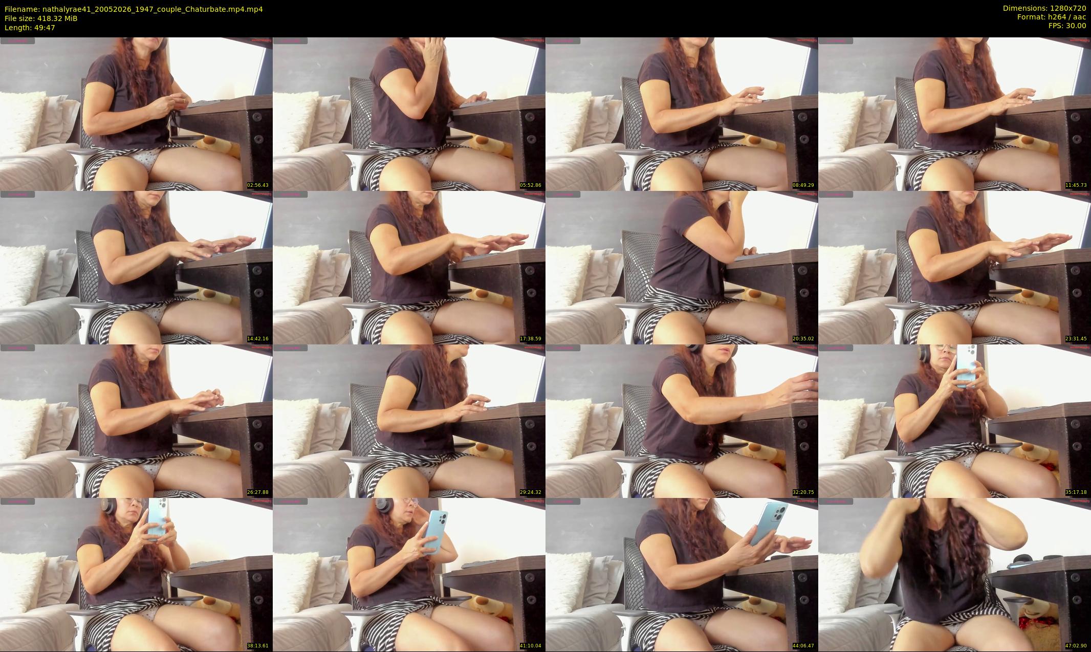 nathalyrae41 — 50 minute Chaturbate female cam show recording, 720p, May 20, 2026