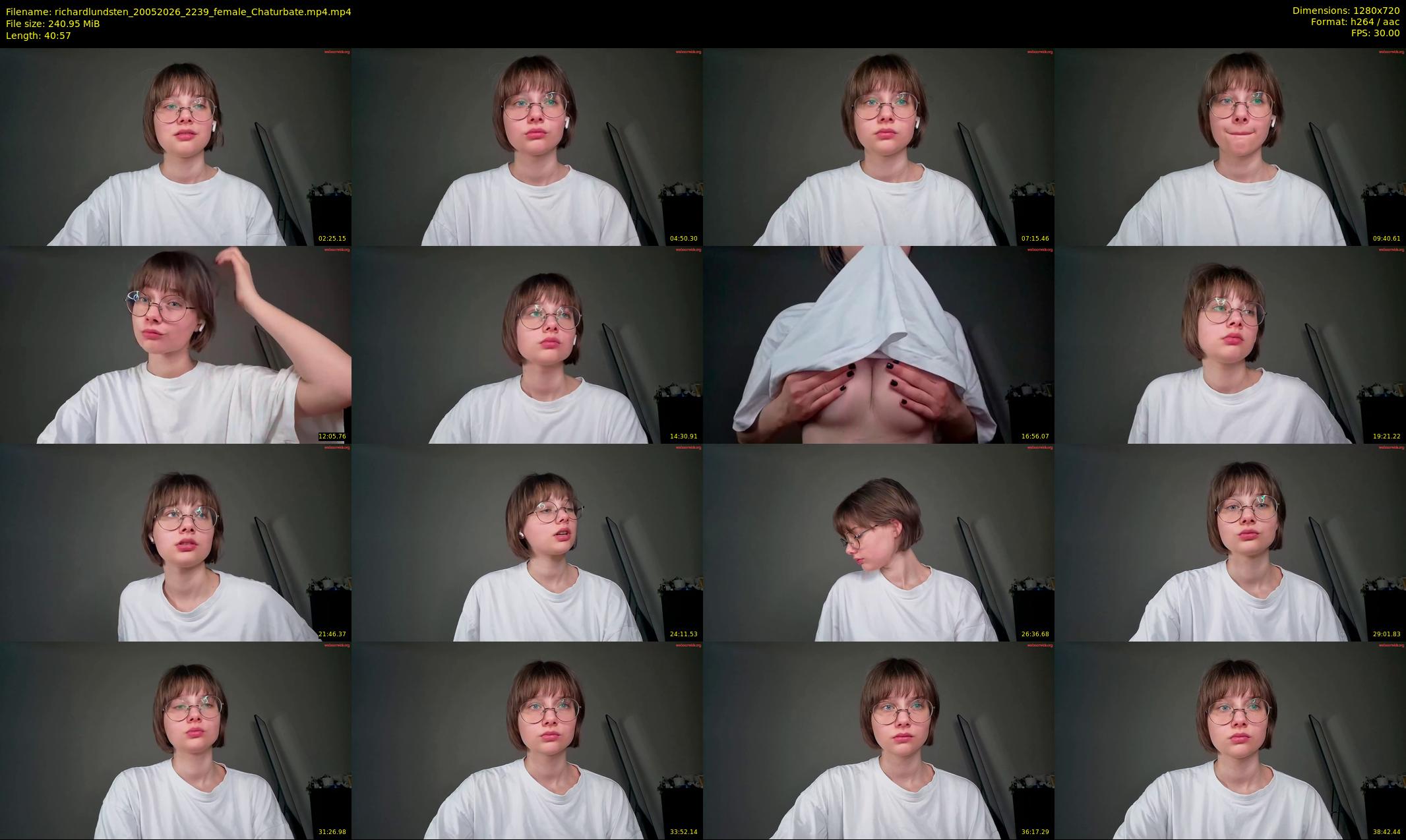 richardlundsten — 41 minute Chaturbate female cam show recording, 720p, May 20, 2026