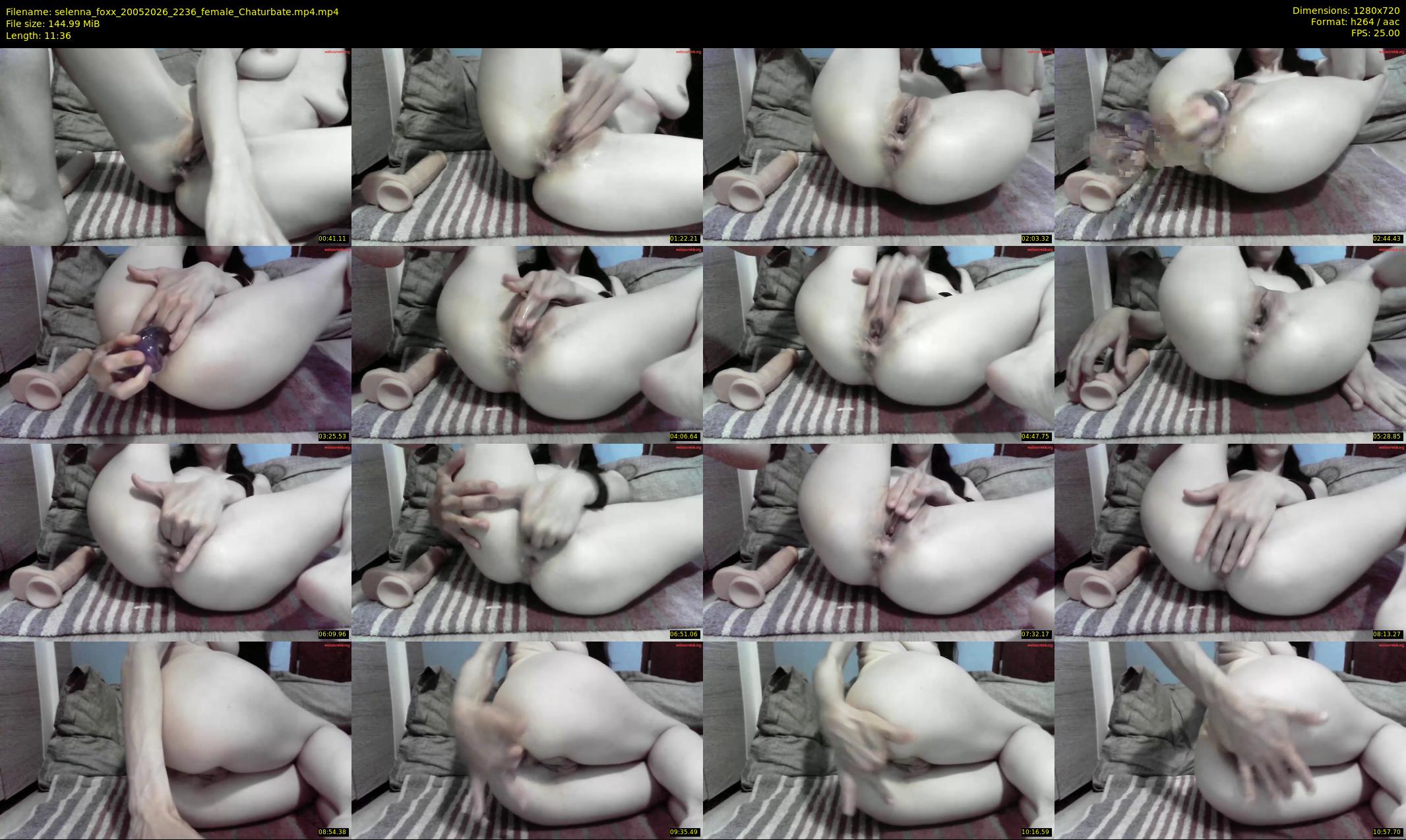 selenna_foxx — 12 minute Chaturbate female cam show recording, 720p, May 20, 2026