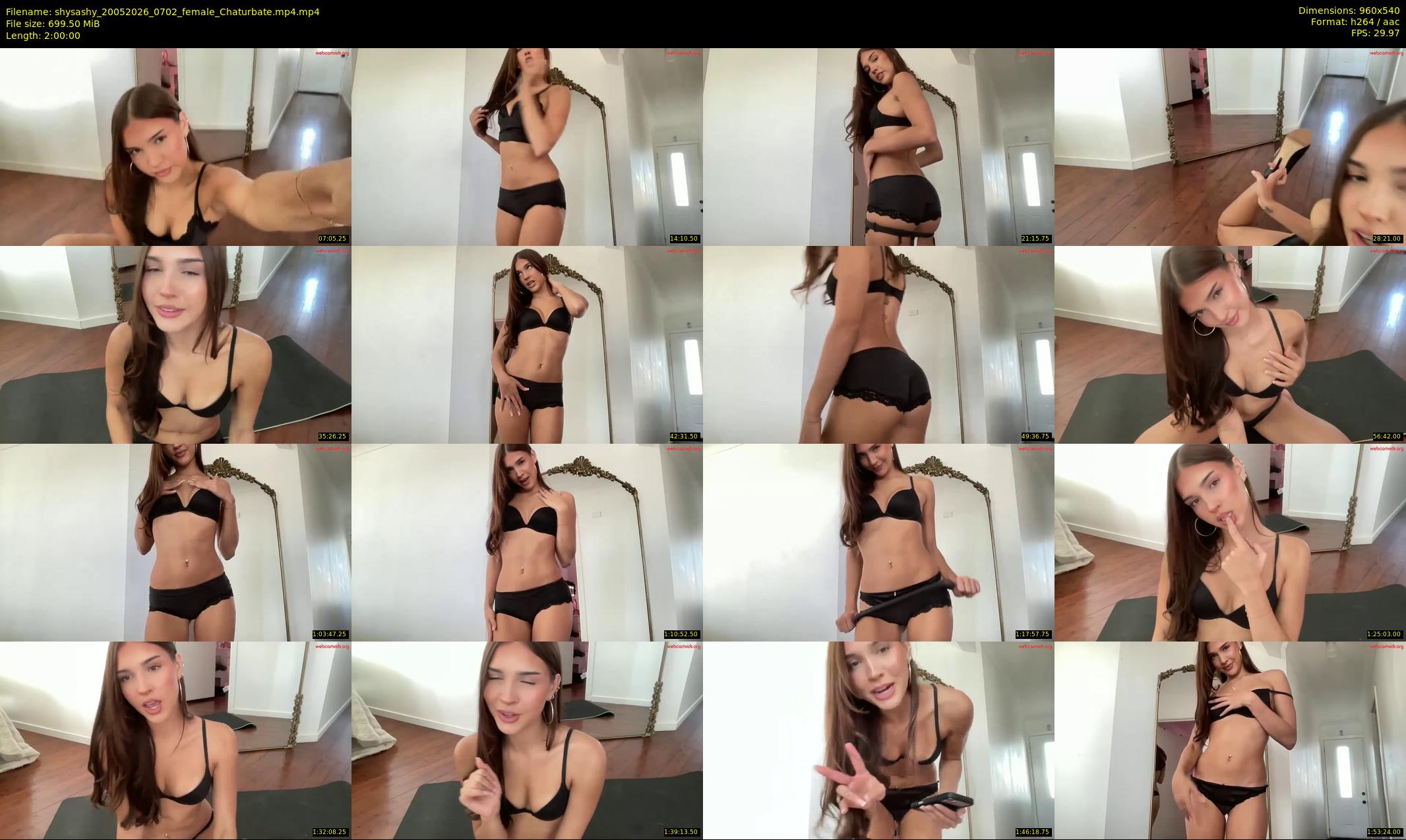 shysashy — 120 minute Chaturbate female cam show recording, 480p, May 20, 2026
