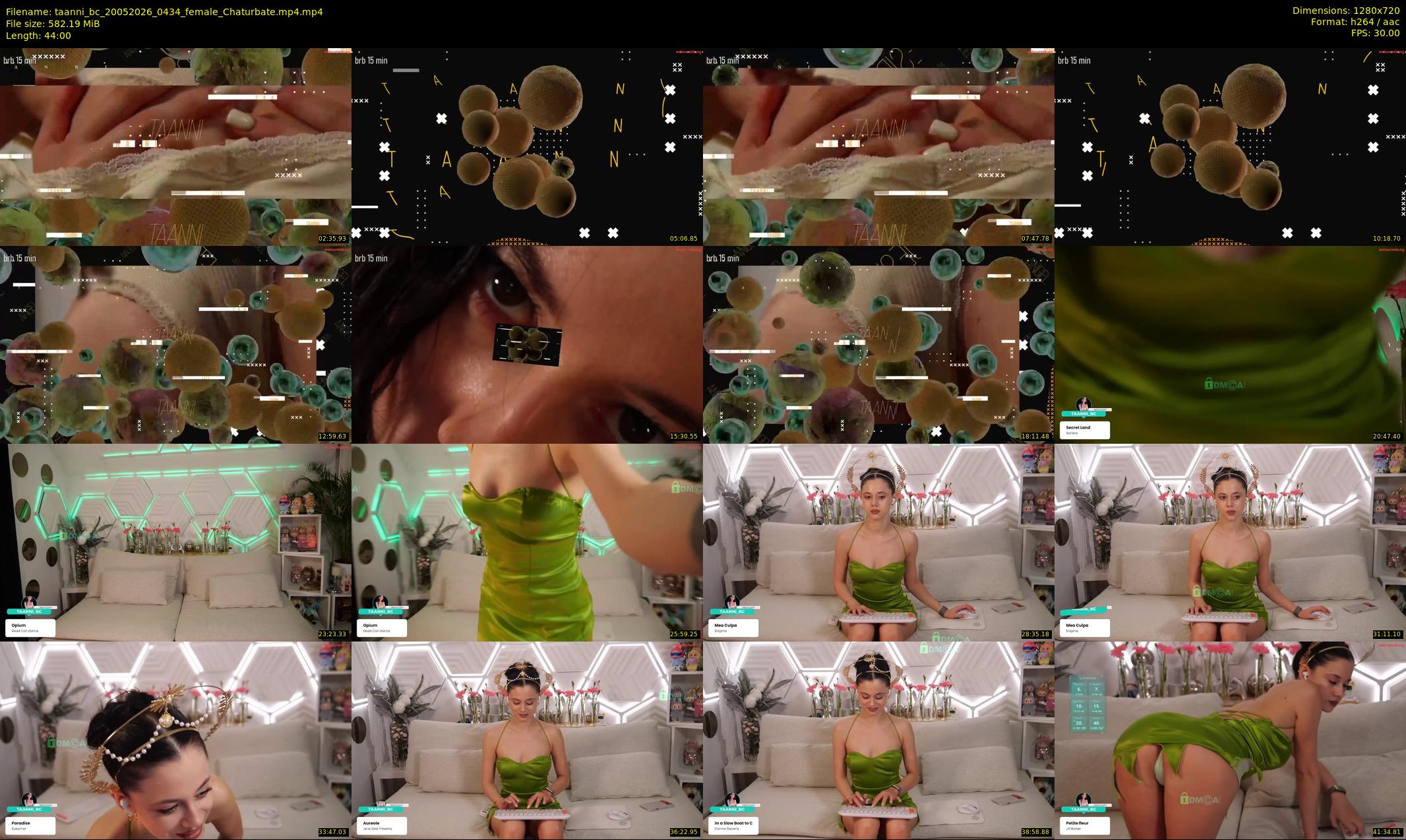 taanni_bc — 44 minute Chaturbate female cam show recording, 720p, May 20, 2026
