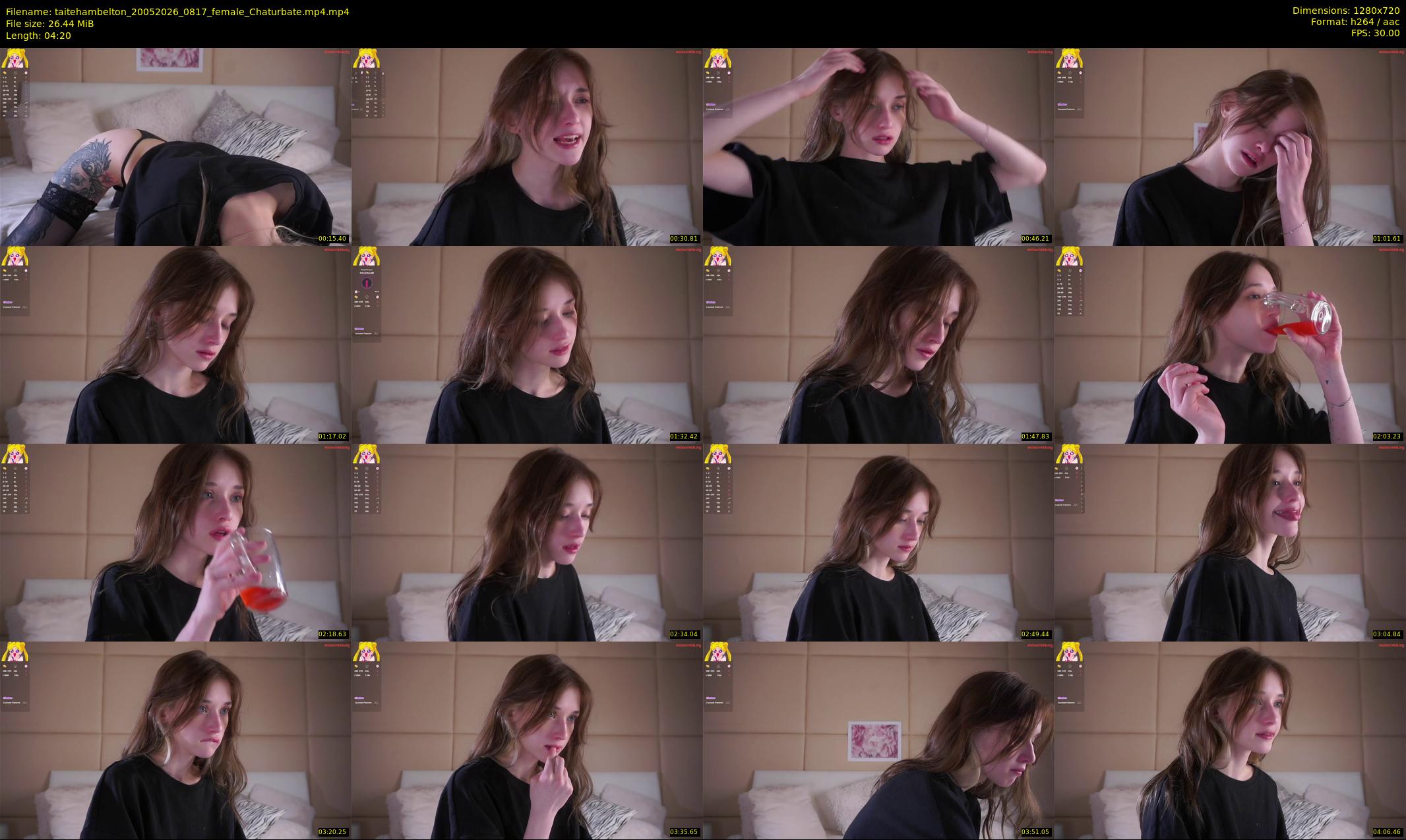taitehambelton — 5 minute Chaturbate female cam show recording, 720p, May 20, 2026