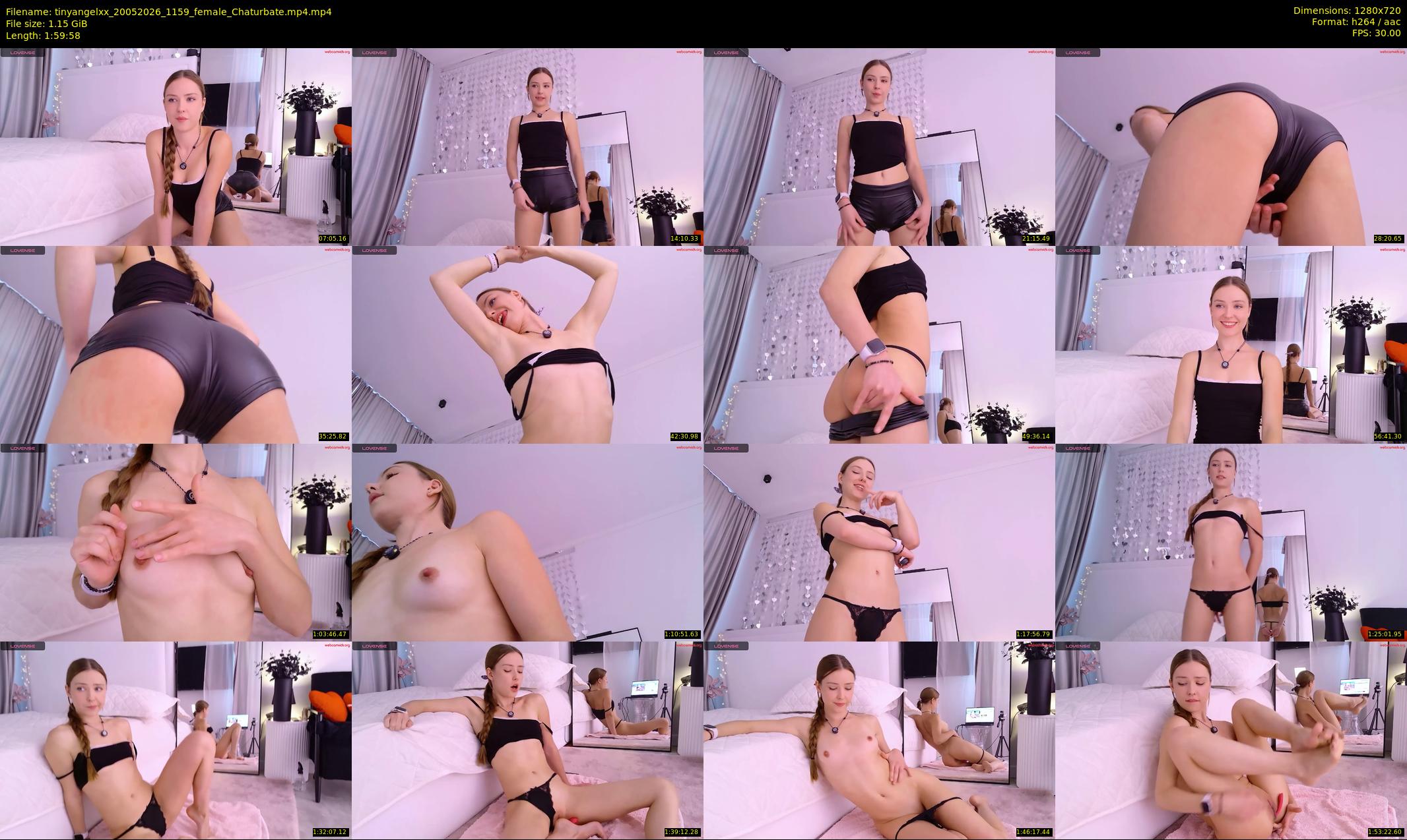 tinyangelxx — 120 minute Chaturbate female cam show recording, 720p, May 20, 2026