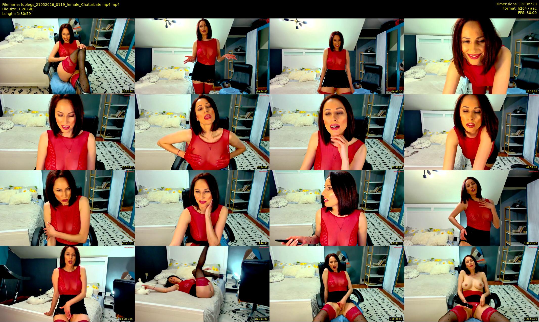 toplegs — 91 minute Chaturbate female cam show recording, 720p, May 21, 2026