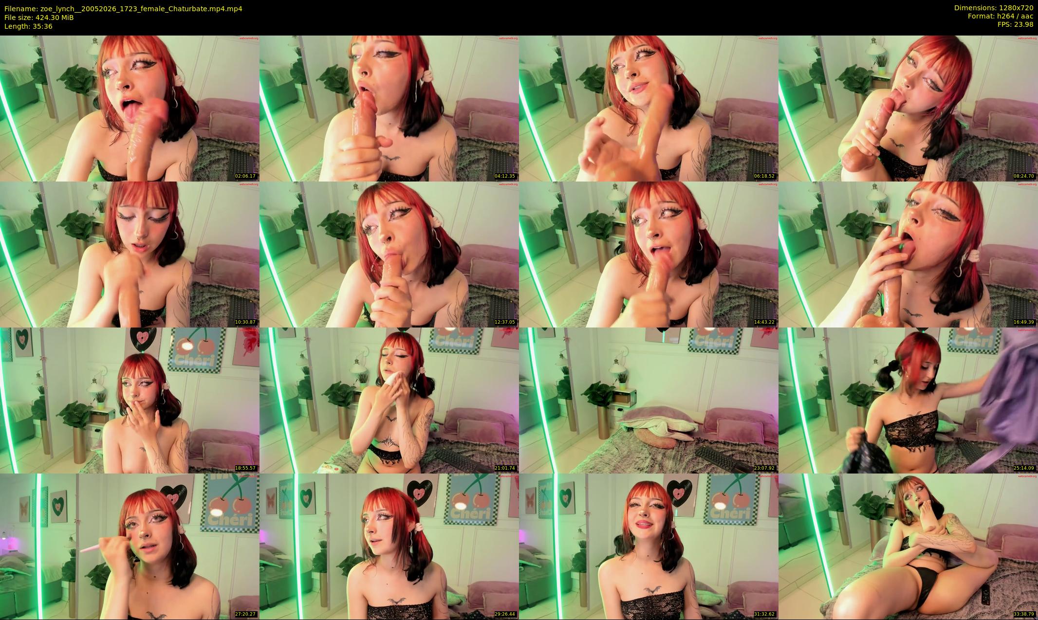 zoe_lynch_ — 36 minute Chaturbate female cam show recording, 720p, May 20, 2026