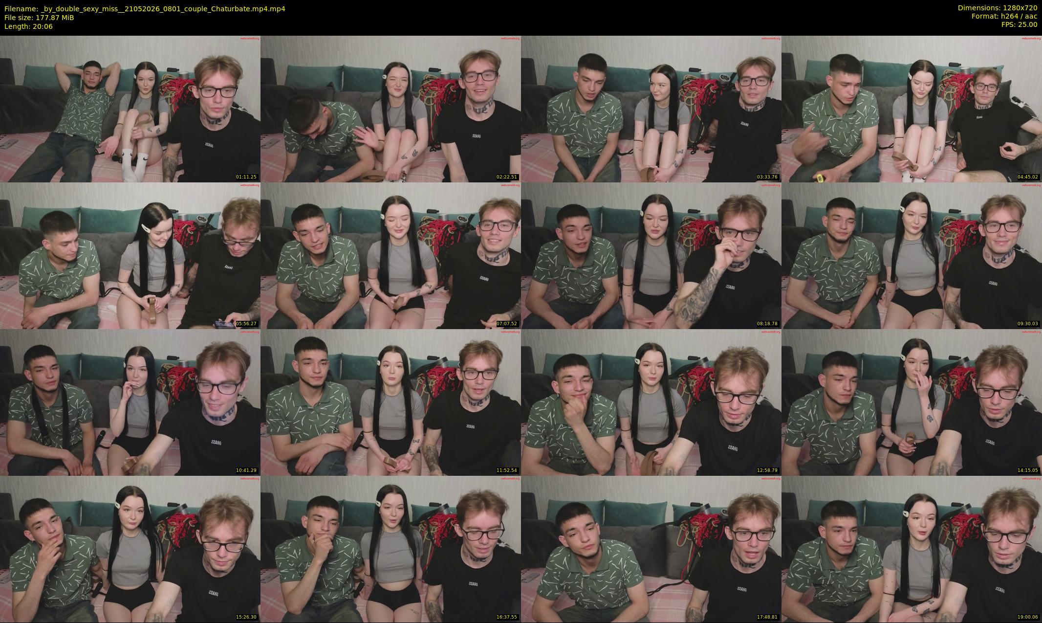 _by_double_sexy_miss_ — 21 minute Chaturbate couple cam show recording, 720p, May 21, 2026