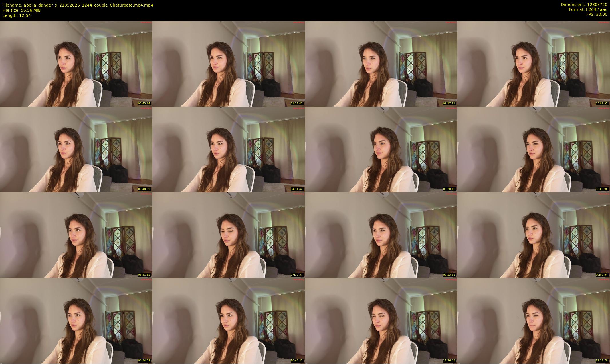 abella_danger_x — 13 minute Chaturbate female cam show recording, 720p, May 21, 2026