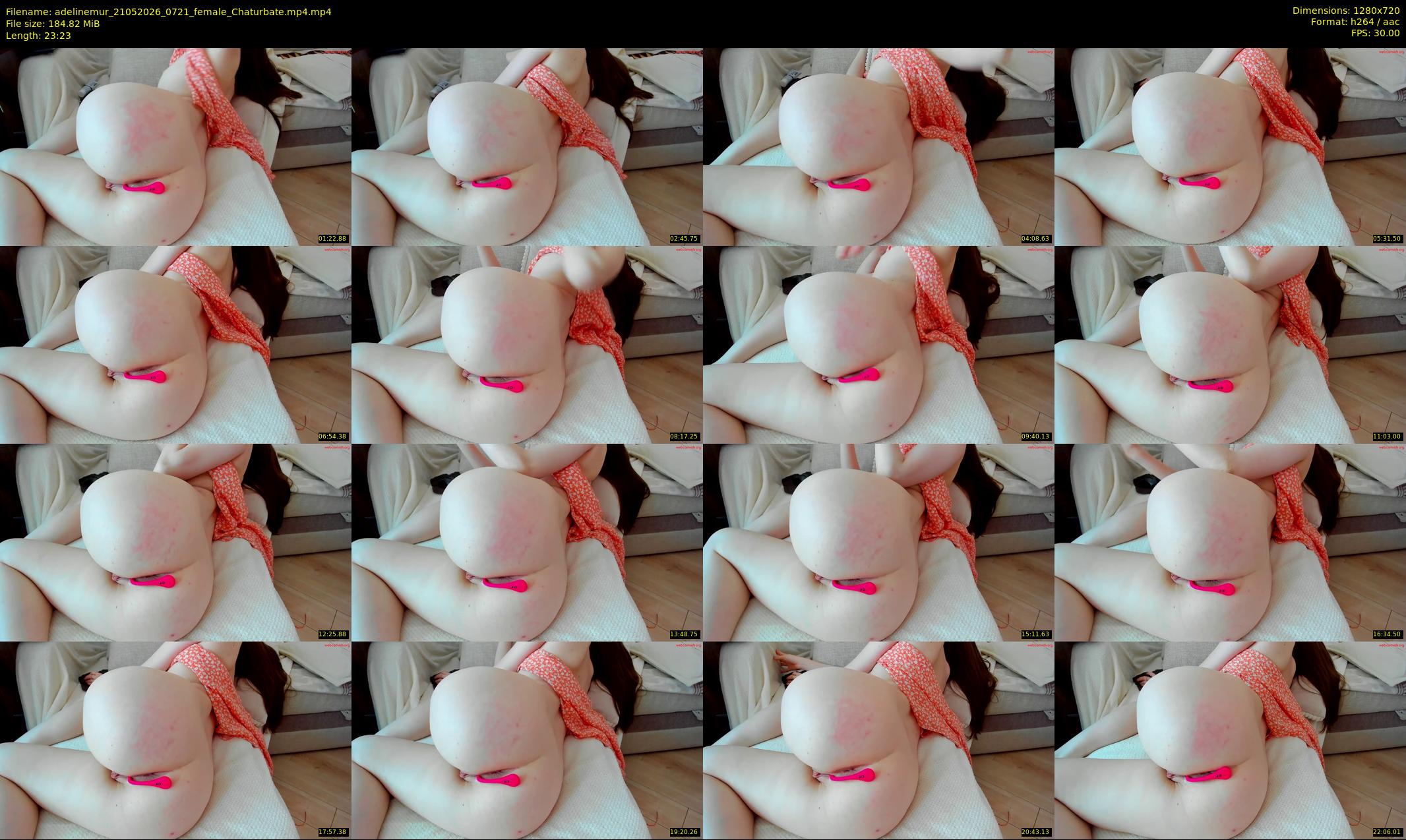 adelinemur — 24 minute Chaturbate female cam show recording, 720p, May 21, 2026