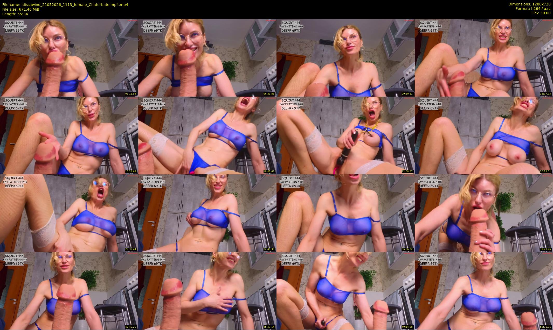 alissawind — 56 minute Chaturbate female cam show recording, 720p, May 21, 2026