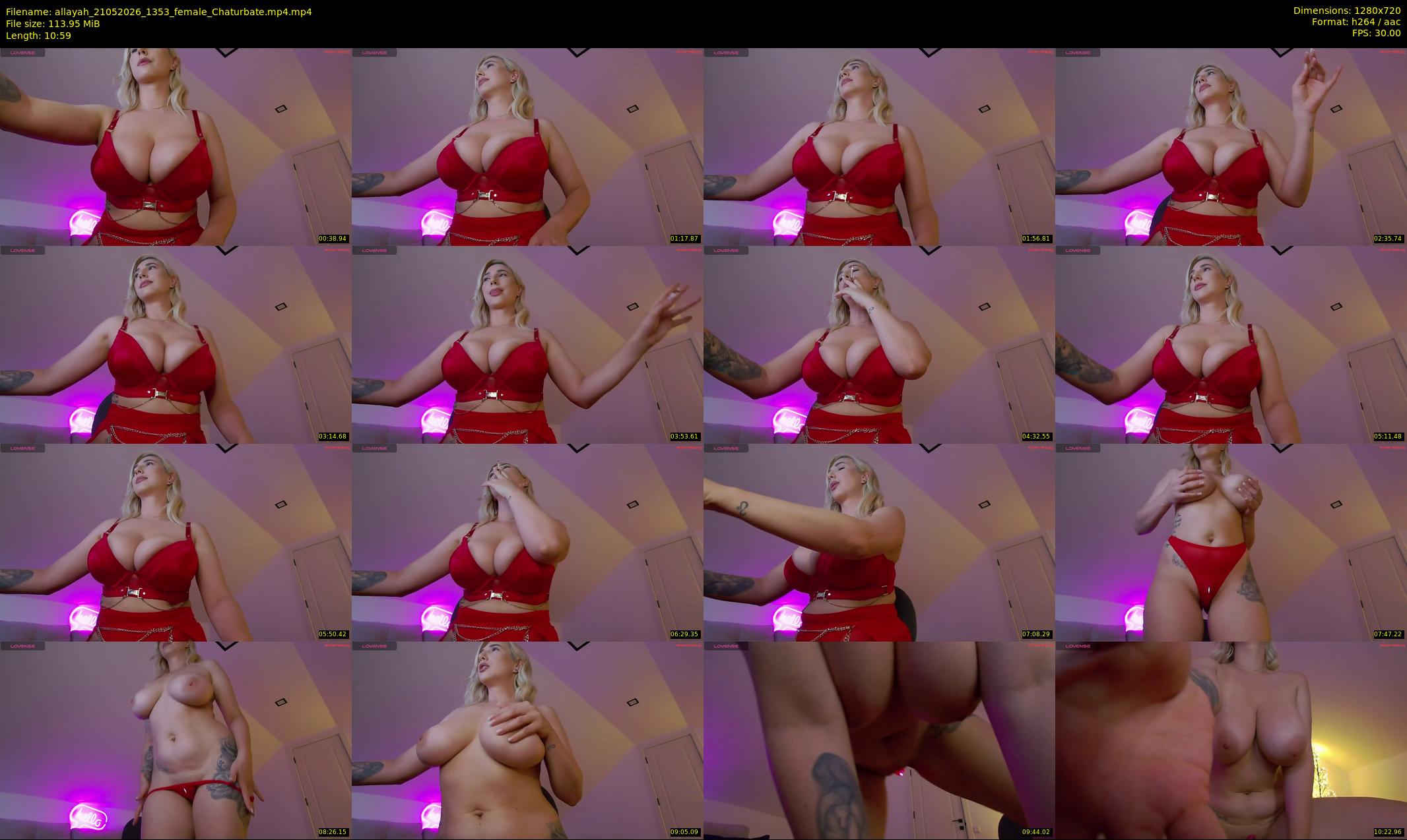 allayah — 11 minute Chaturbate female cam show recording, 720p, May 21, 2026