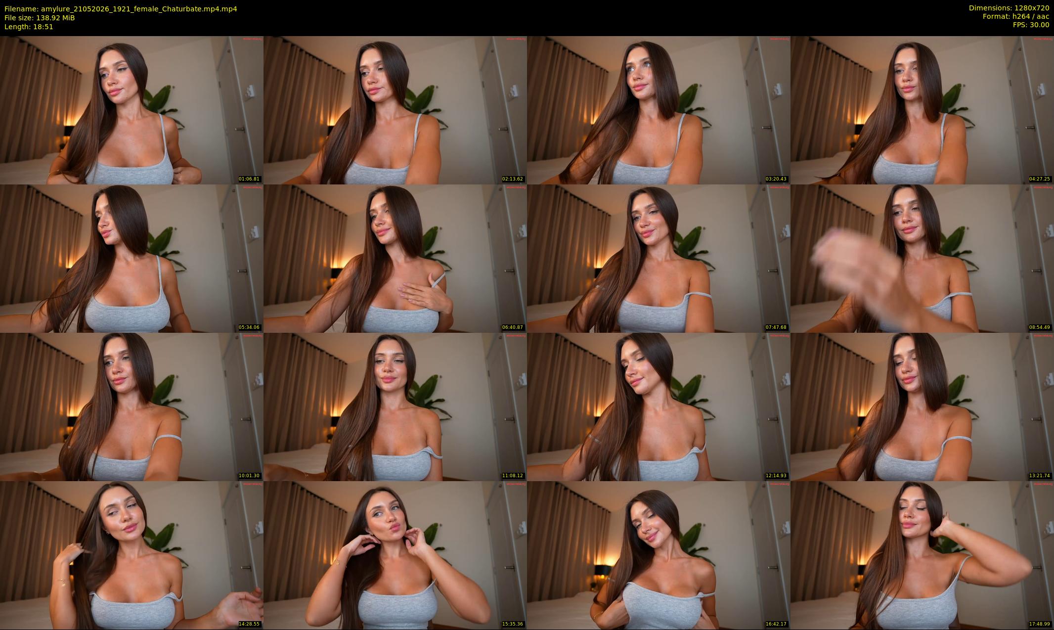 amylure — 19 minute Chaturbate female cam show recording, 720p, May 21, 2026