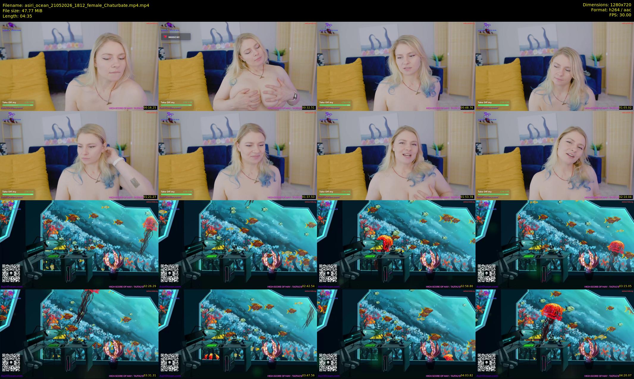 asiri_ocean — 5 minute Chaturbate female cam show recording, 720p, May 21, 2026