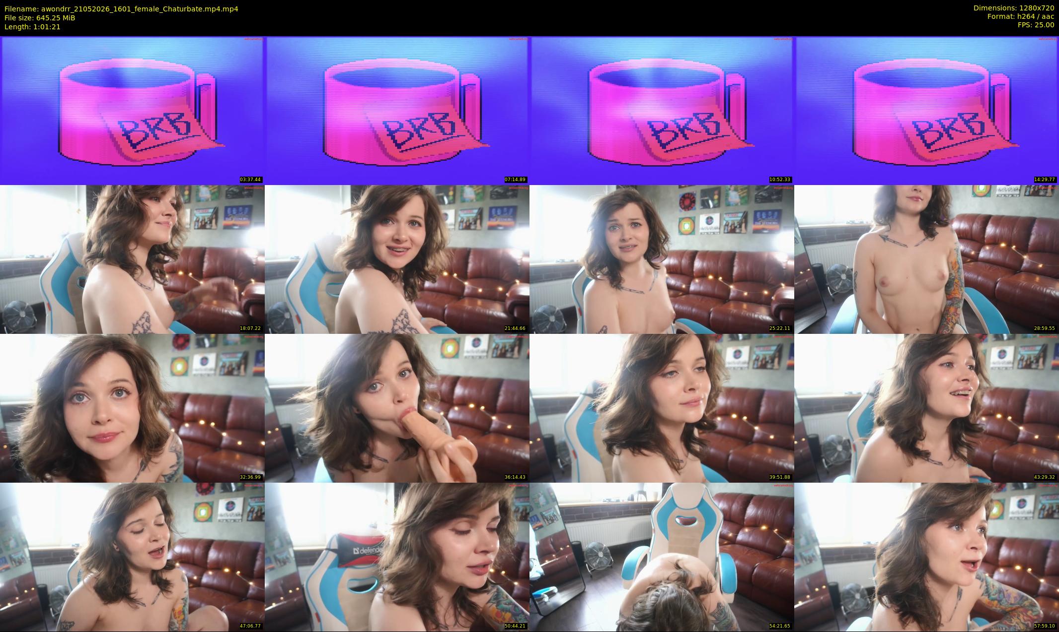 awondrr — 62 minute Chaturbate female cam show recording, 720p, May 21, 2026