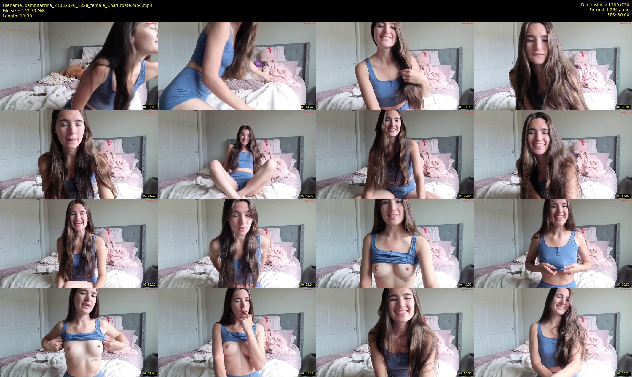 bambifarrina — 11 minute Chaturbate couple cam show recording, 720p, May 21, 2026