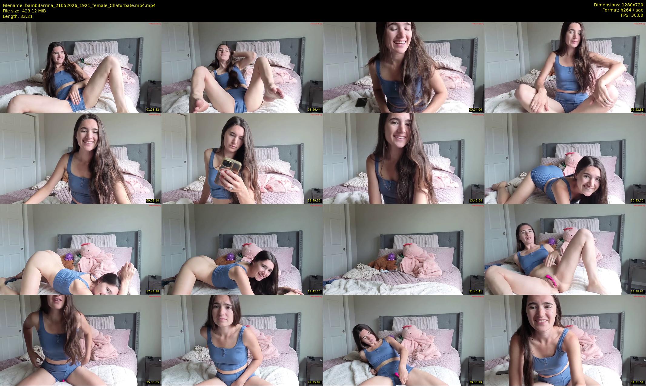 bambifarrina — 34 minute Chaturbate couple cam show recording, 720p, May 21, 2026