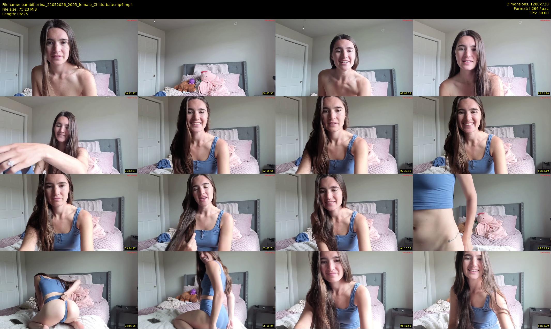 bambifarrina — 7 minute Chaturbate couple cam show recording, 720p, May 21, 2026