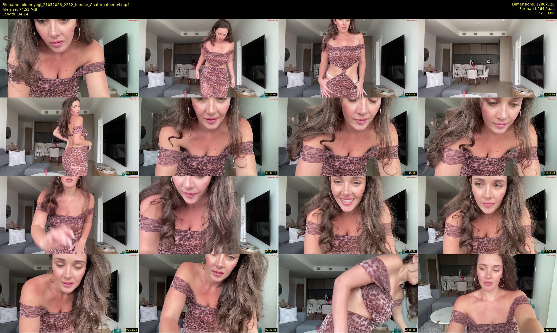 bloomyogi — 5 minute Chaturbate female cam show recording, 720p, May 21, 2026